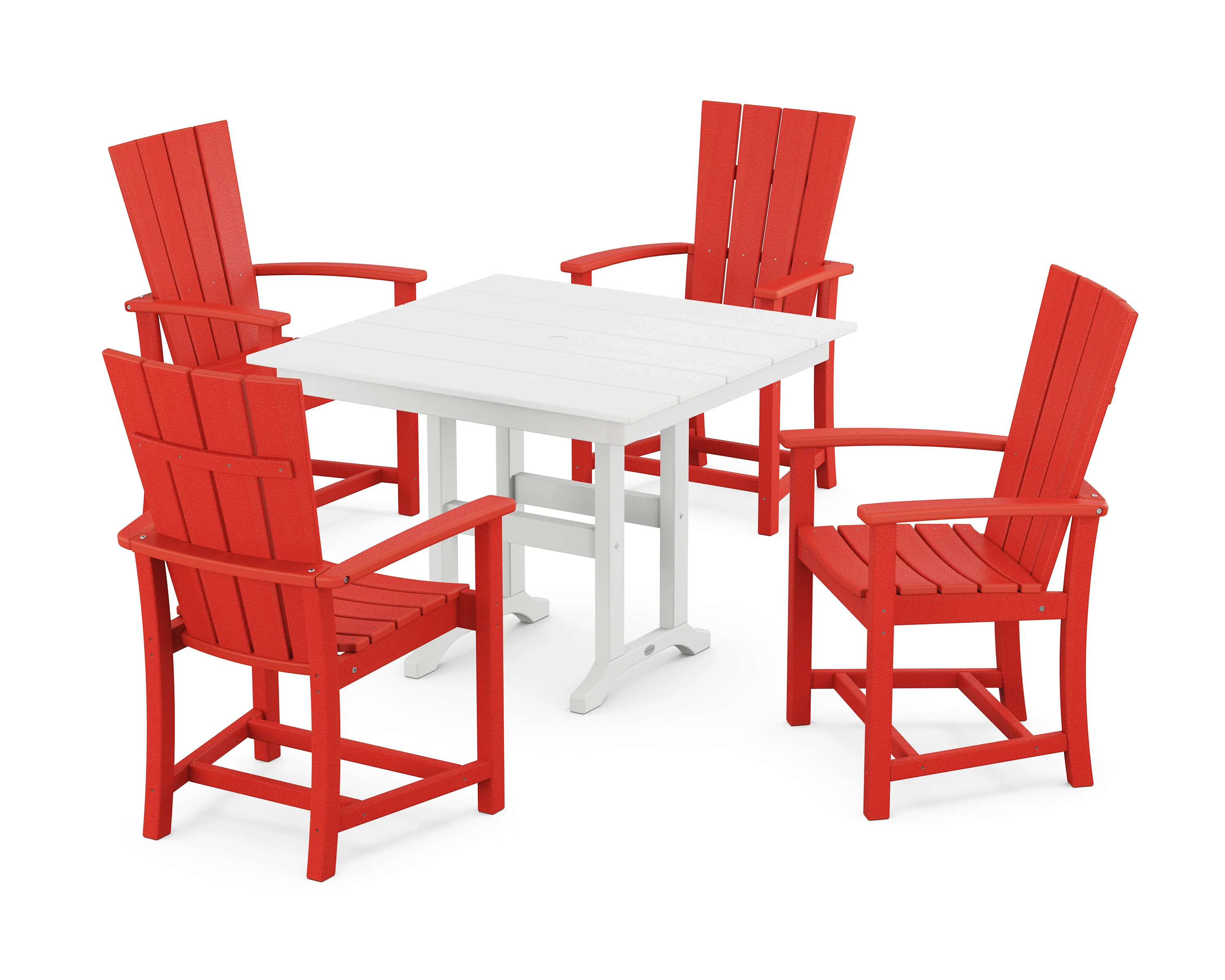 Quattro 5-Piece Farmhouse Dining Set - Image 15