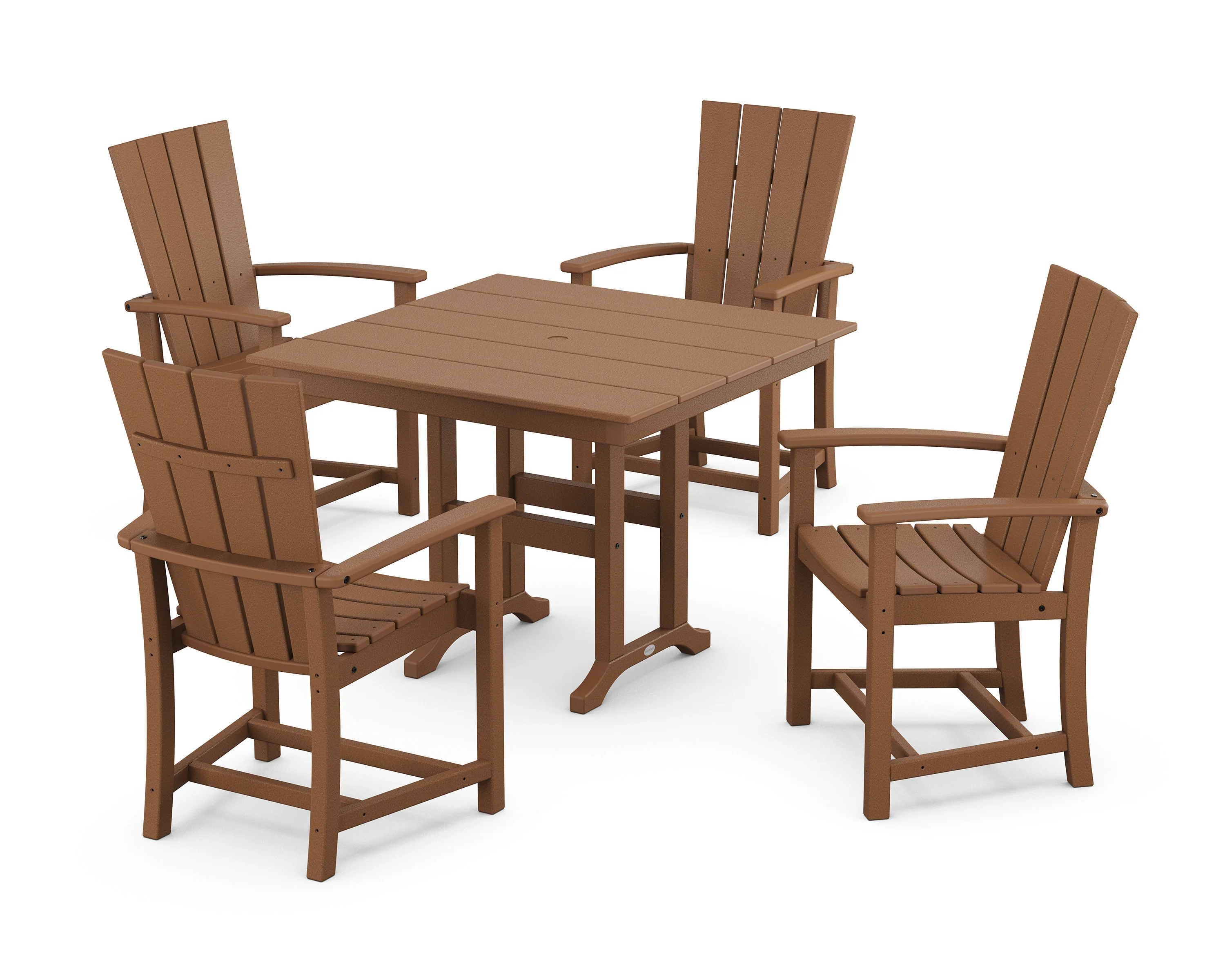 Quattro 5-Piece Farmhouse Dining Set - Image 6