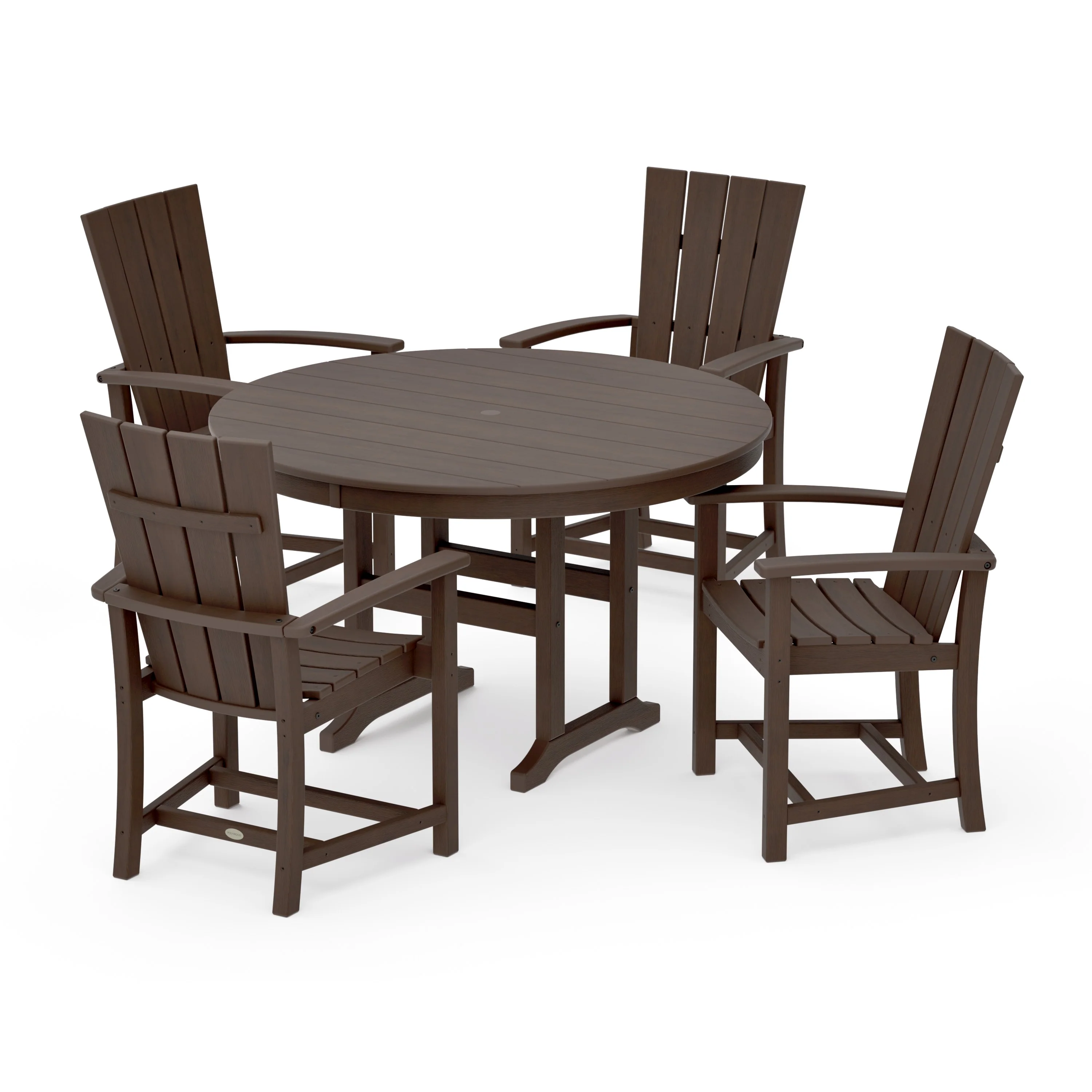 Quattro 5-Piece Round Farmhouse Dining Set - Image 18