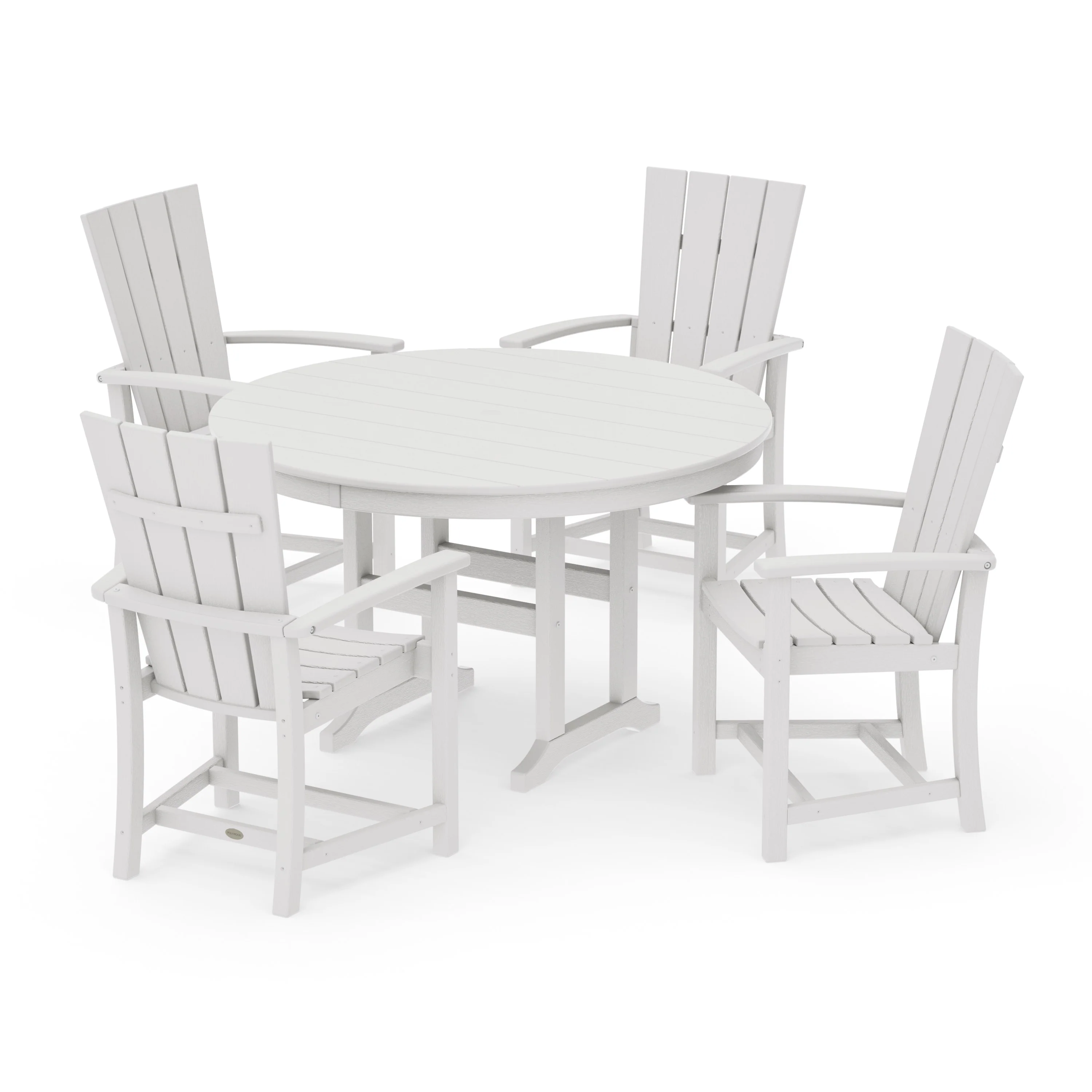 Quattro 5-Piece Round Farmhouse Dining Set - Image 22