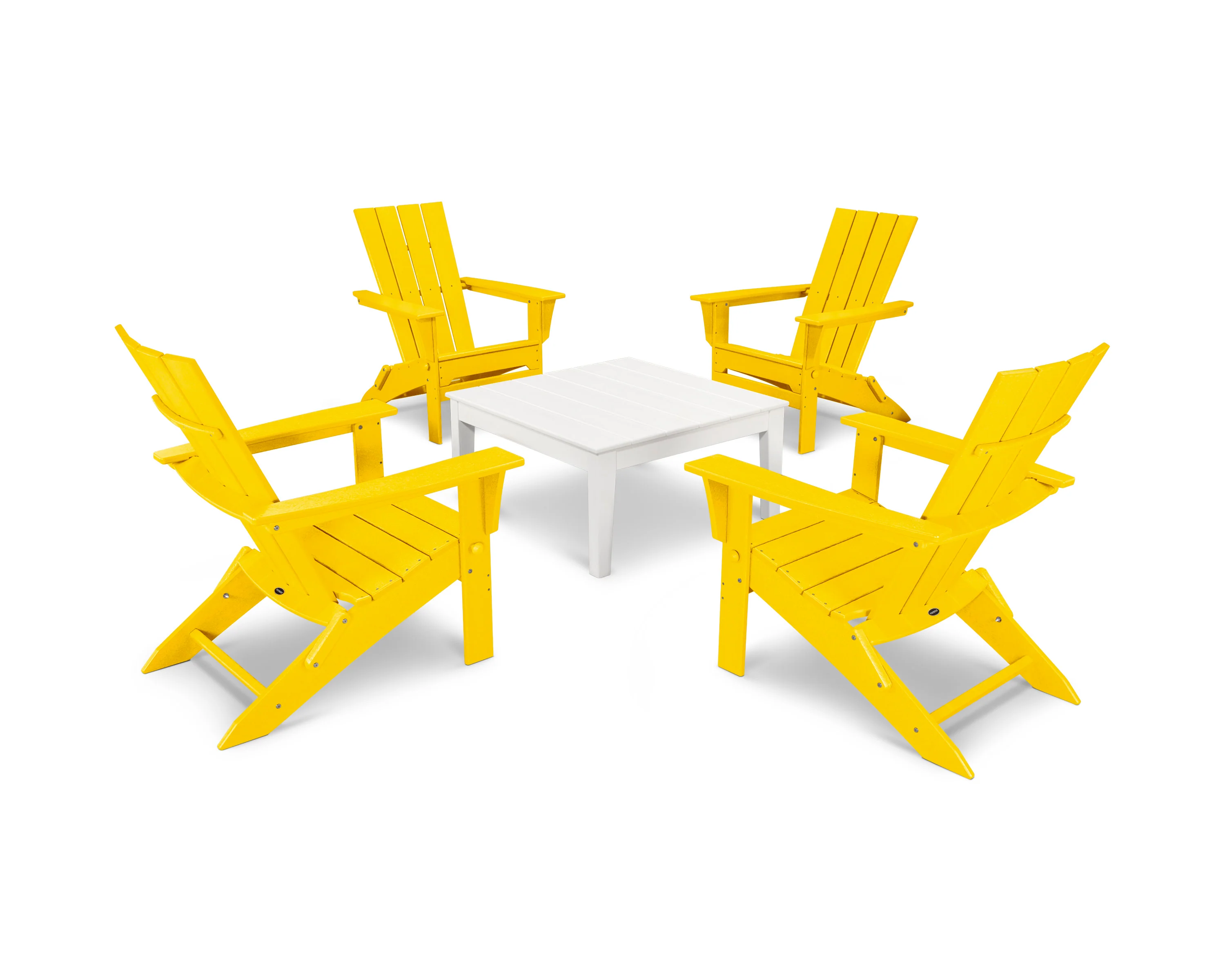 Quattro Folding Chair 5-Piece Conversation Set - Image 10
