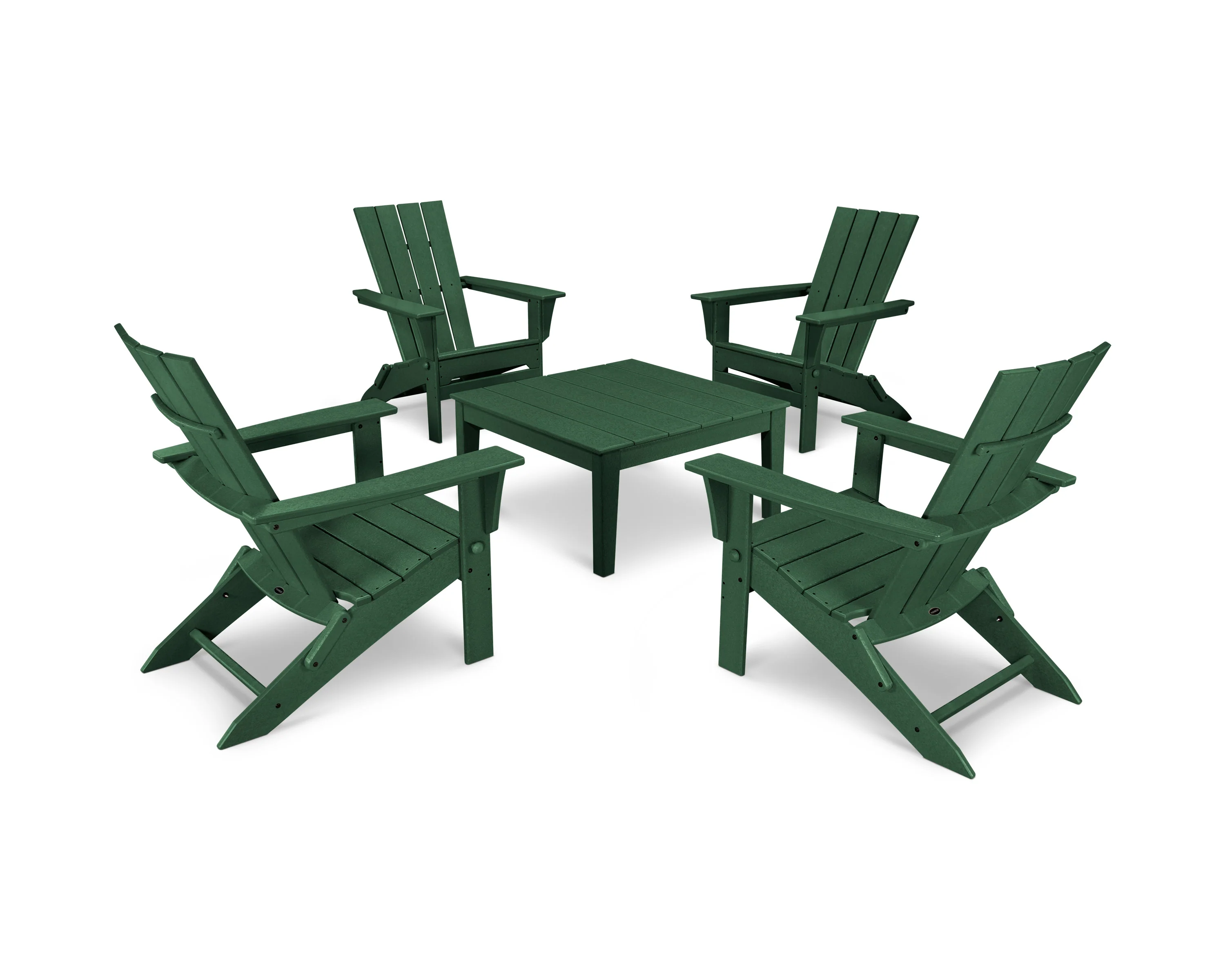 Quattro Folding Chair 5-Piece Conversation Set - Image 12