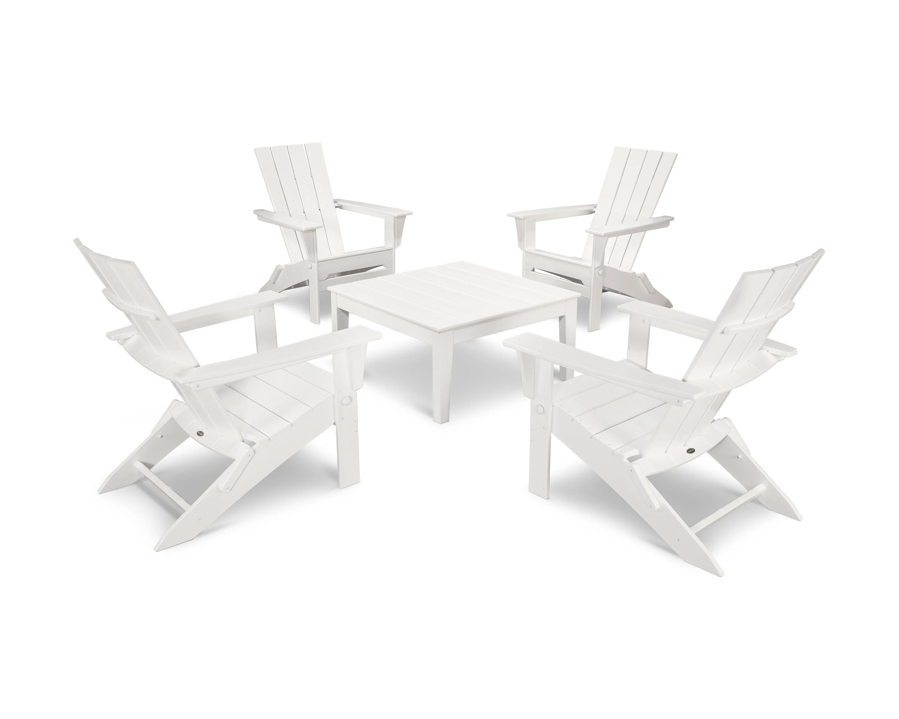 Quattro Folding Chair 5-Piece Conversation Set - Image 18
