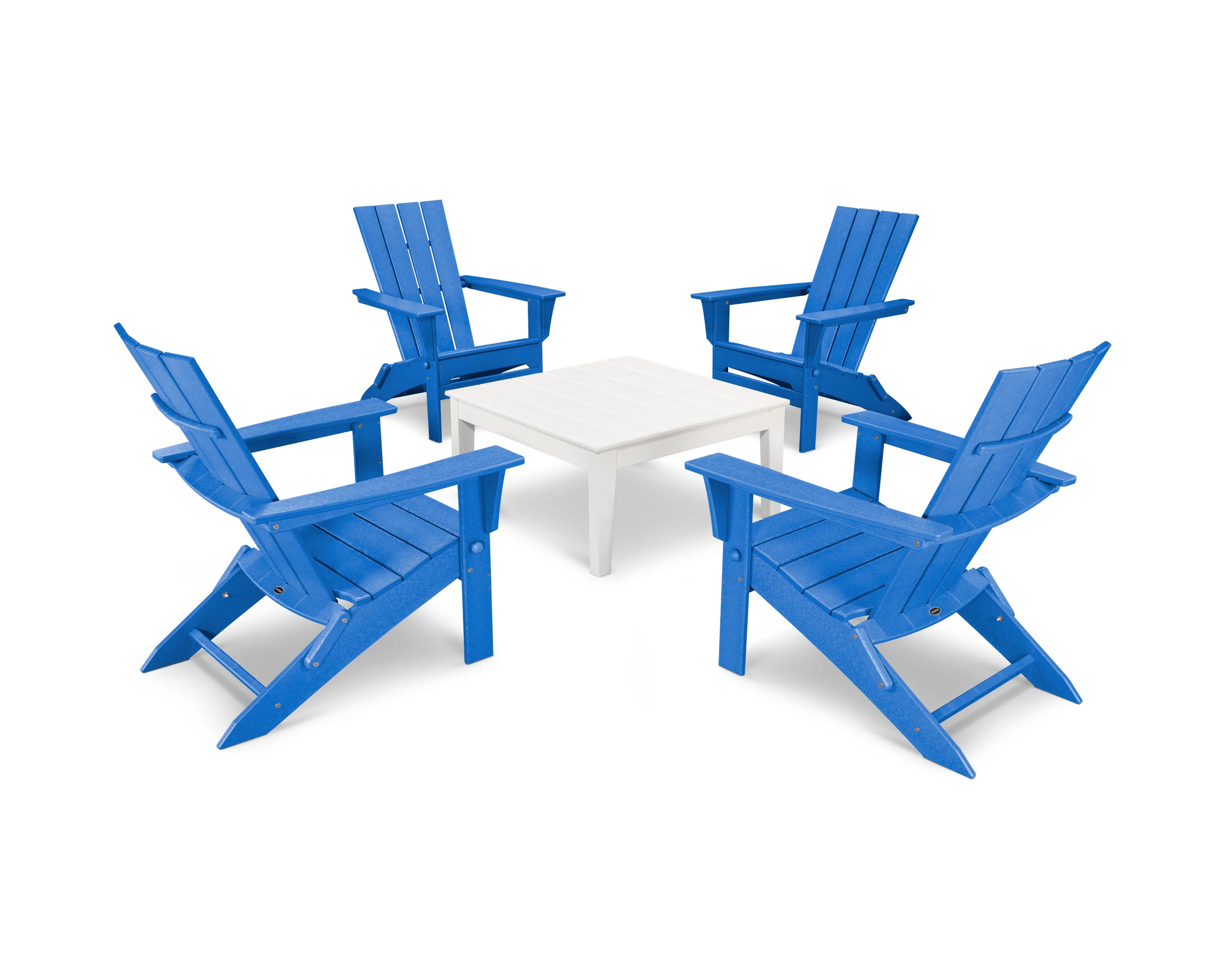 Quattro Folding Chair 5-Piece Conversation Set - Image 19