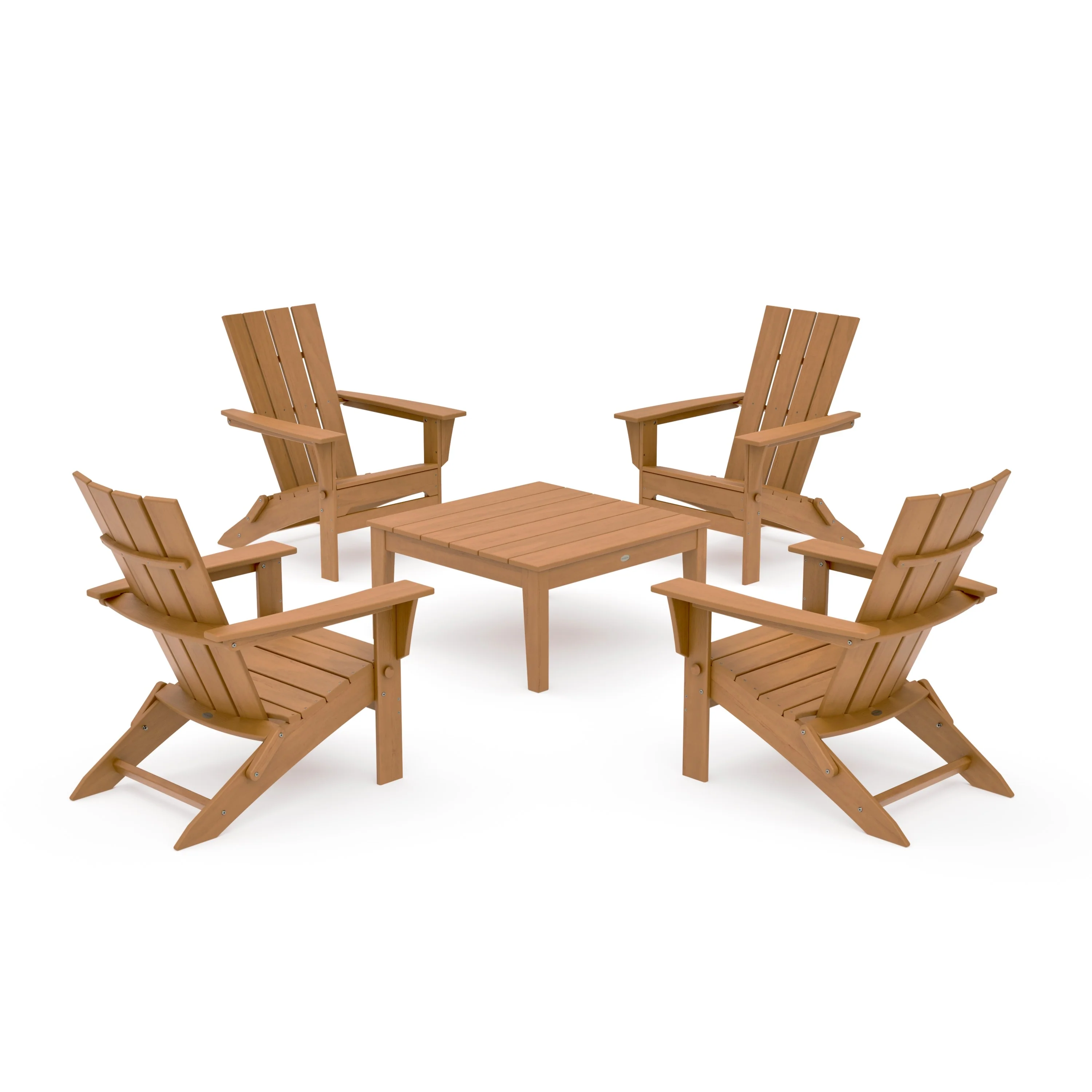 Quattro Folding Chair 5-Piece Conversation Set - Image 22