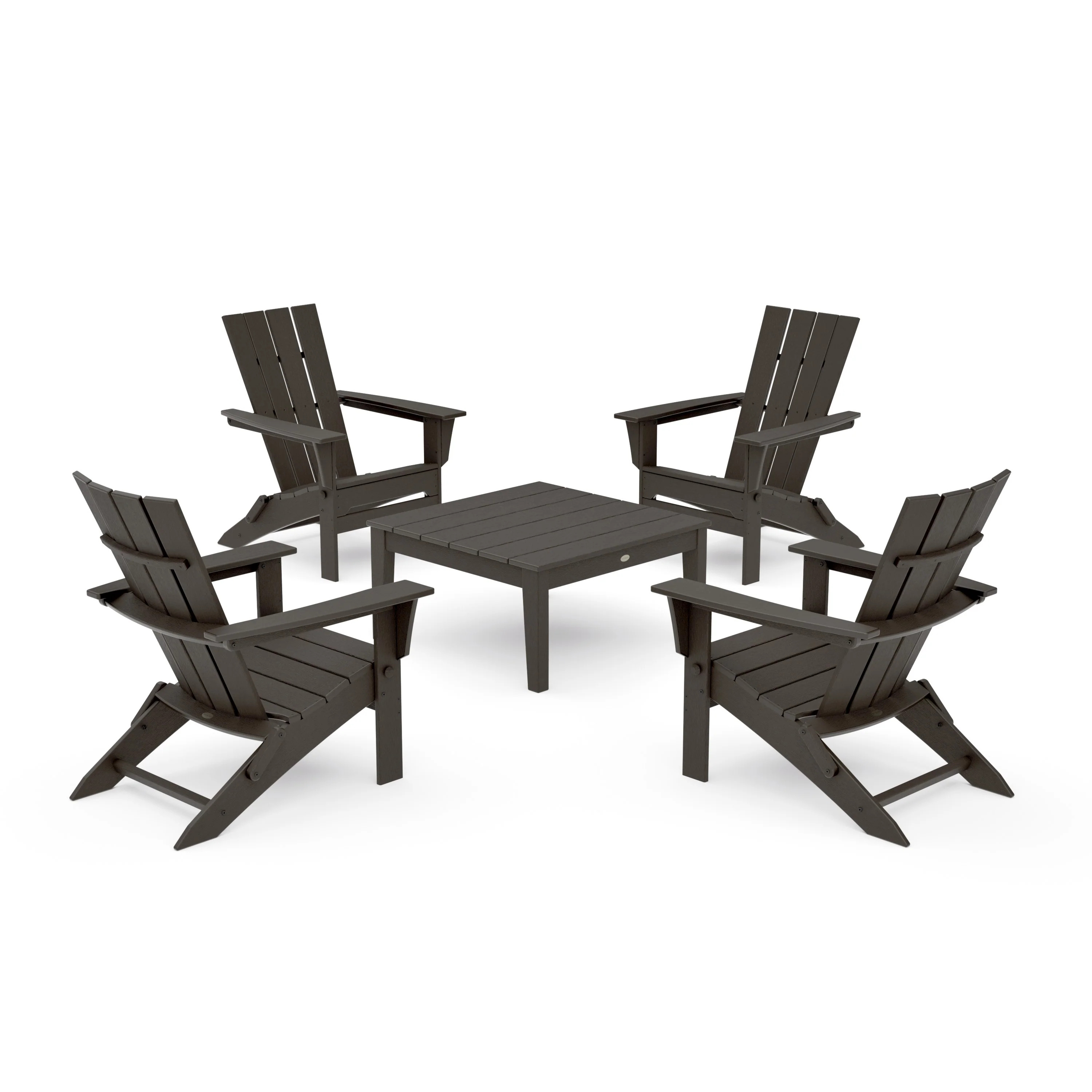 Quattro Folding Chair 5-Piece Conversation Set - Image 23