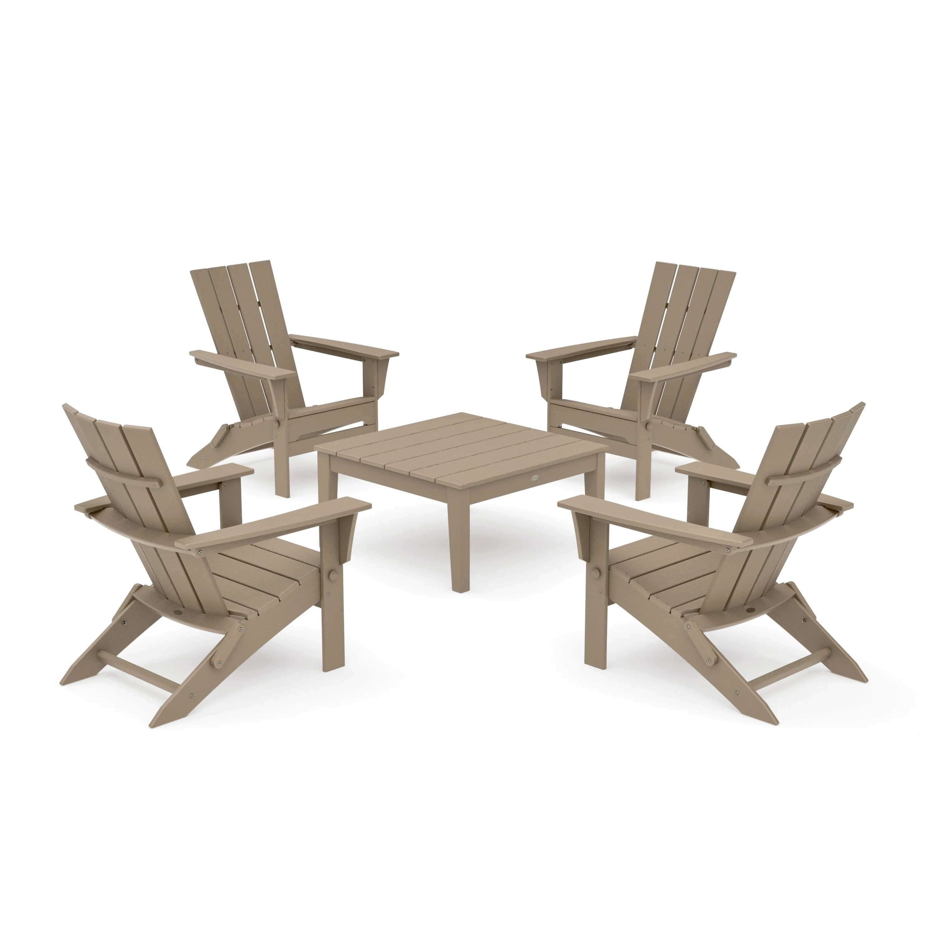 Quattro Folding Chair 5-Piece Conversation Set - Image 24