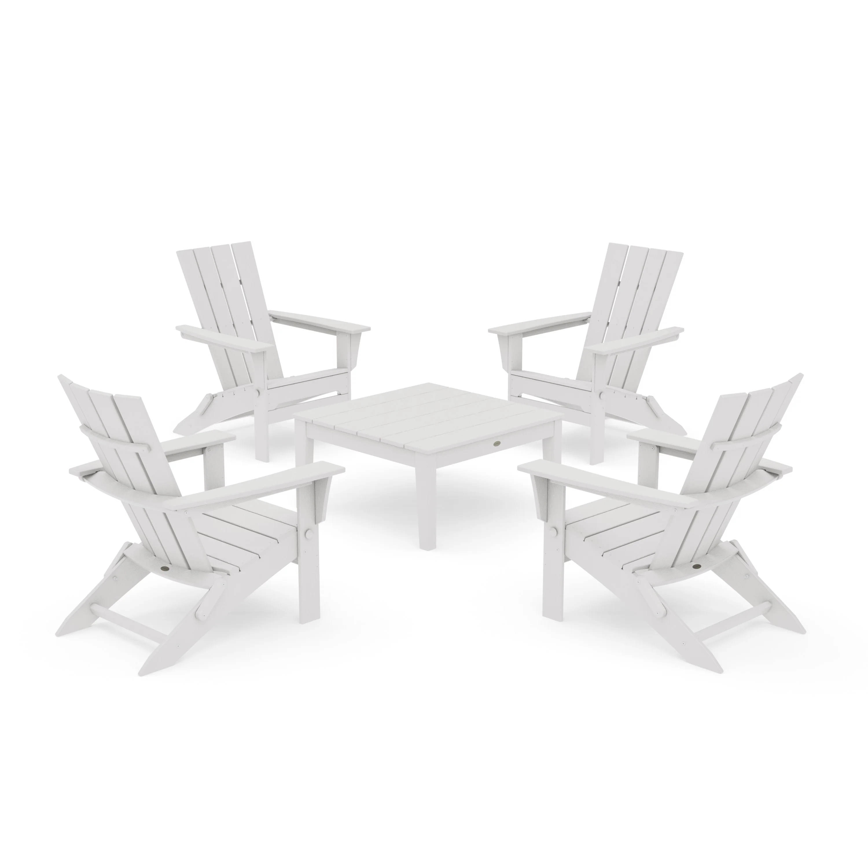 Quattro Folding Chair 5-Piece Conversation Set - Image 25