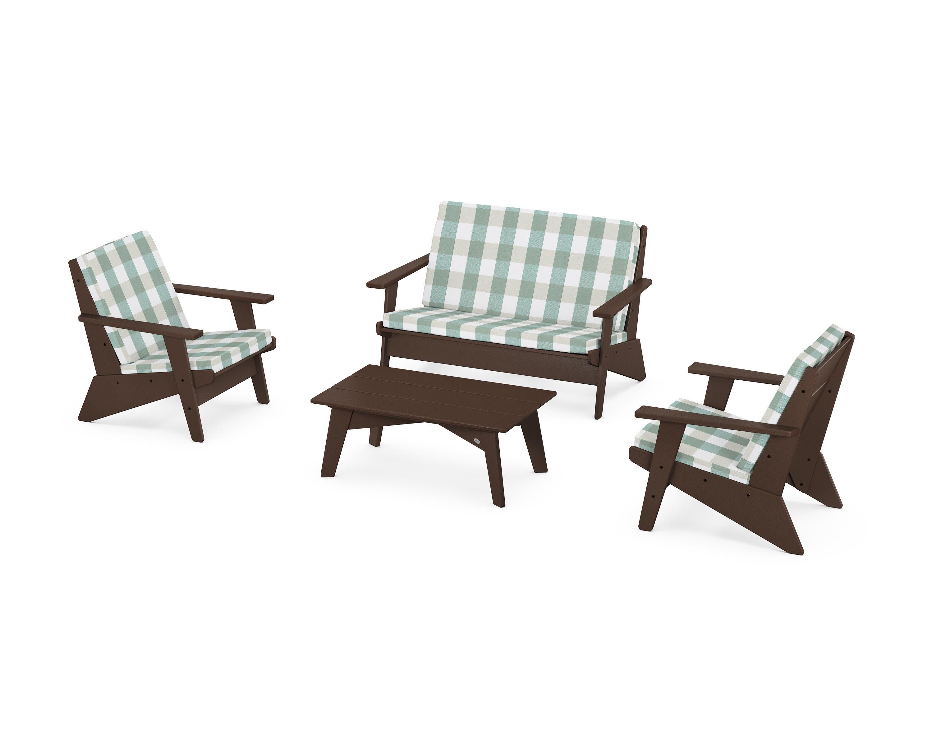 Riviera Modern Lounge 4-Piece Set - Image 13