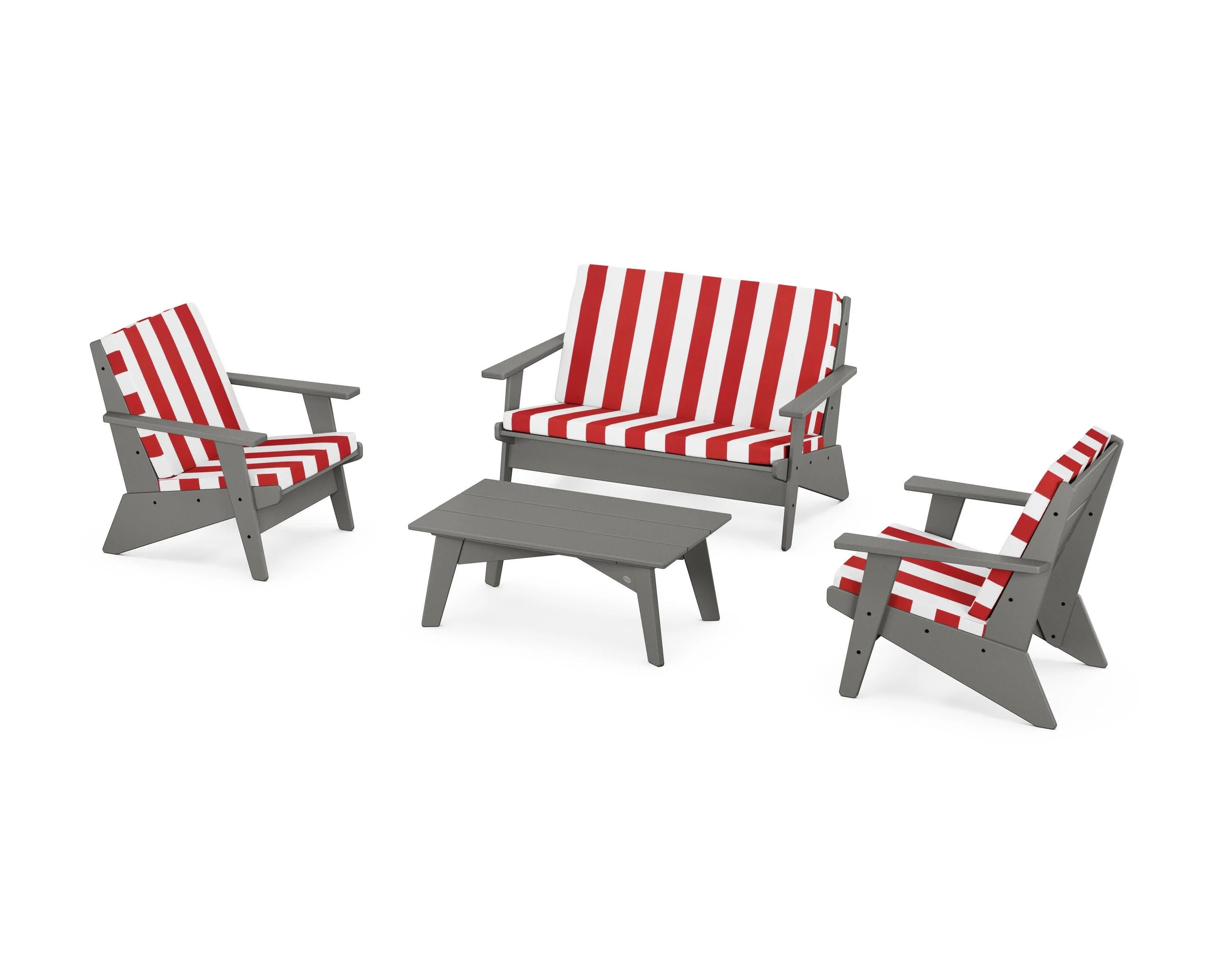 Riviera Modern Lounge 4-Piece Set - Image 135