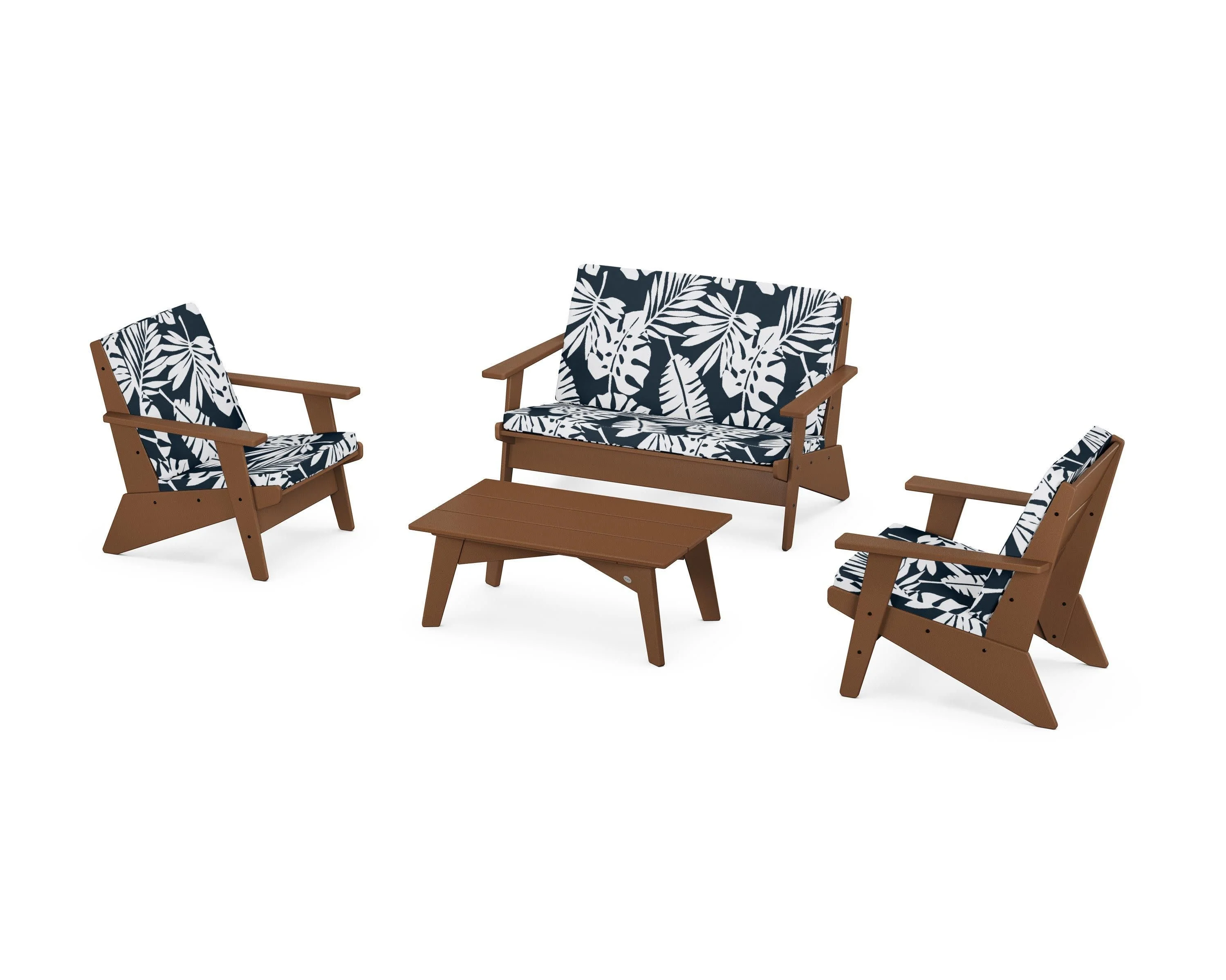 Riviera Modern Lounge 4-Piece Set - Image 136