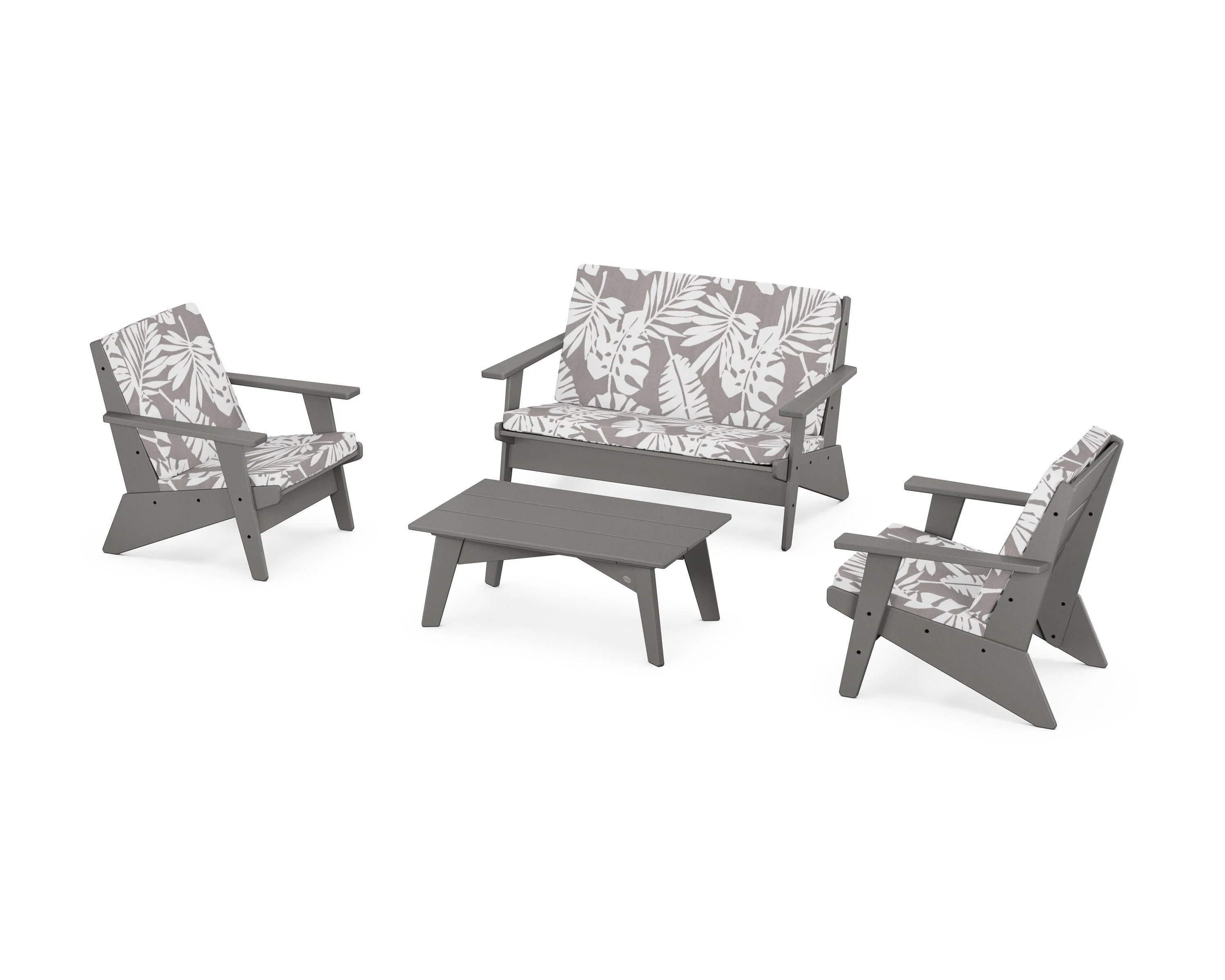 Riviera Modern Lounge 4-Piece Set - Image 156