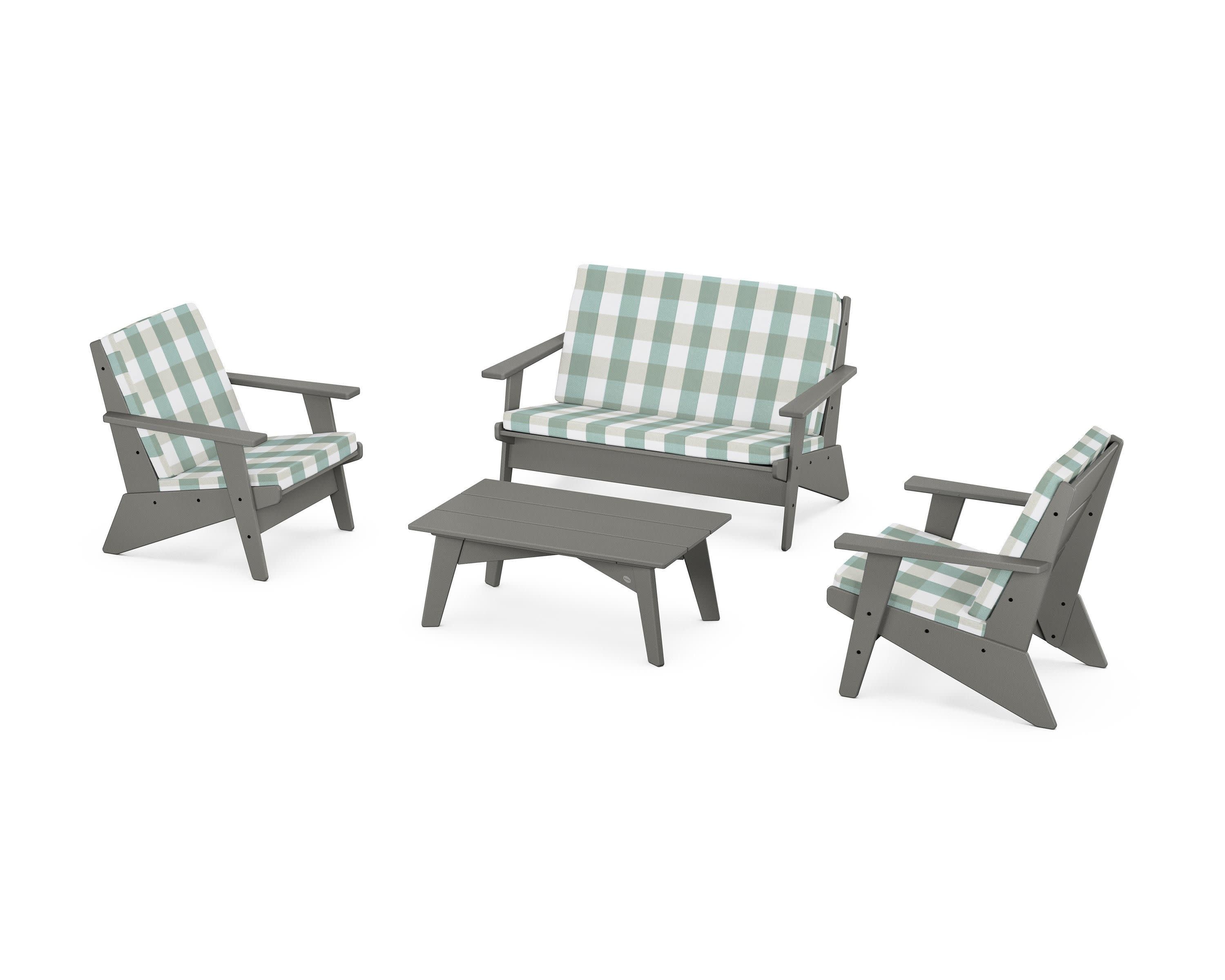 Riviera Modern Lounge 4-Piece Set - Image 158