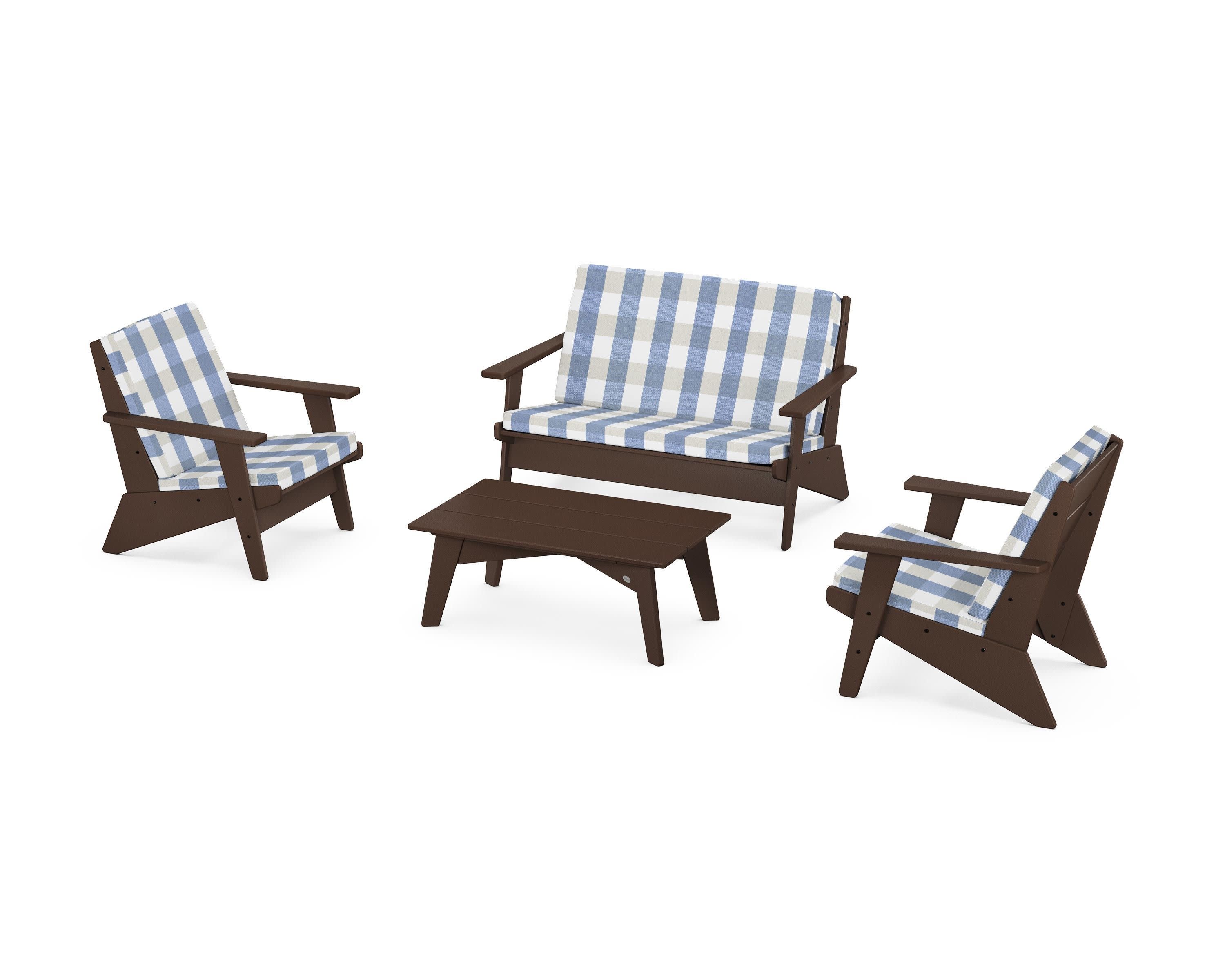 Riviera Modern Lounge 4-Piece Set - Image 170