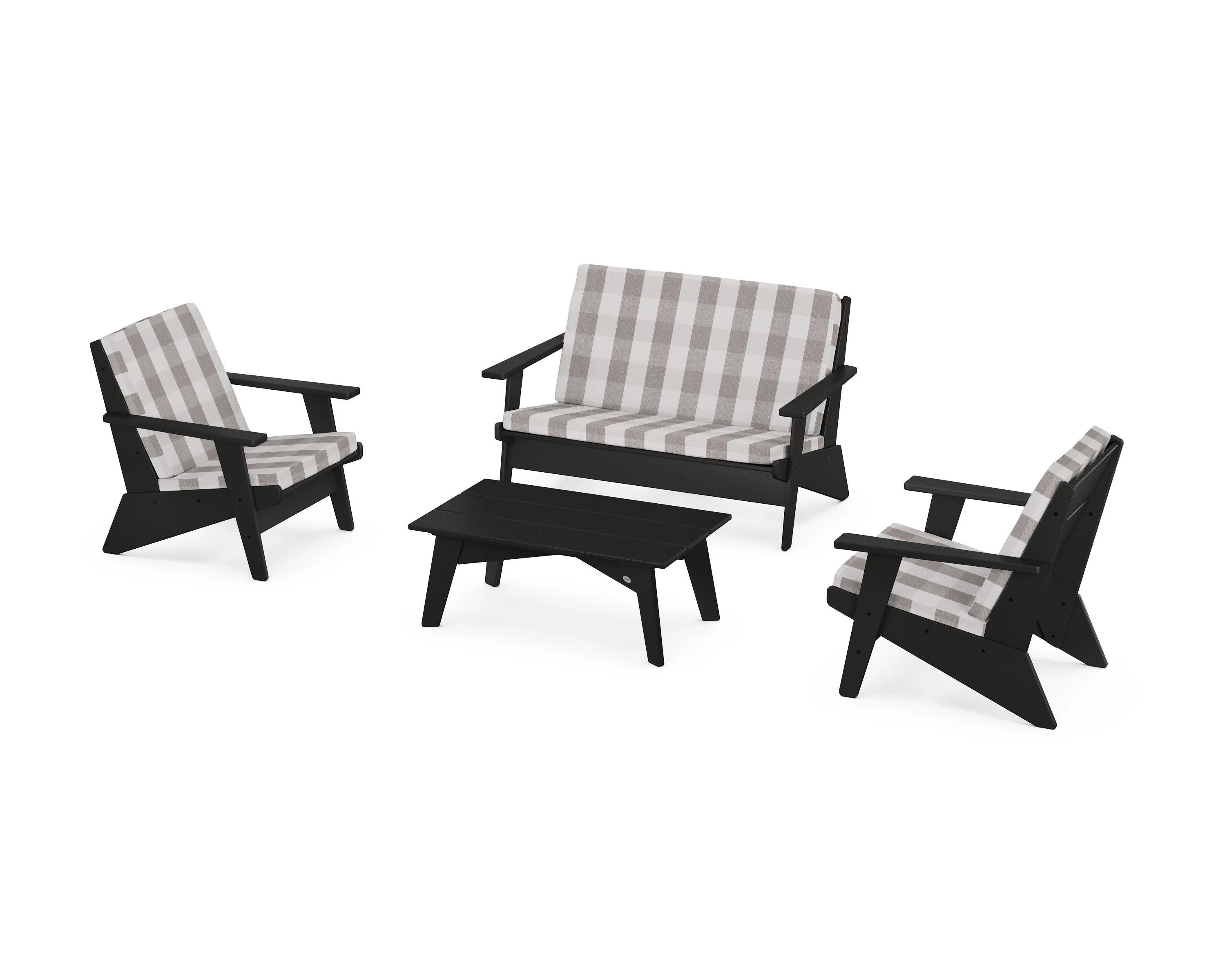 Riviera Modern Lounge 4-Piece Set - Image 172