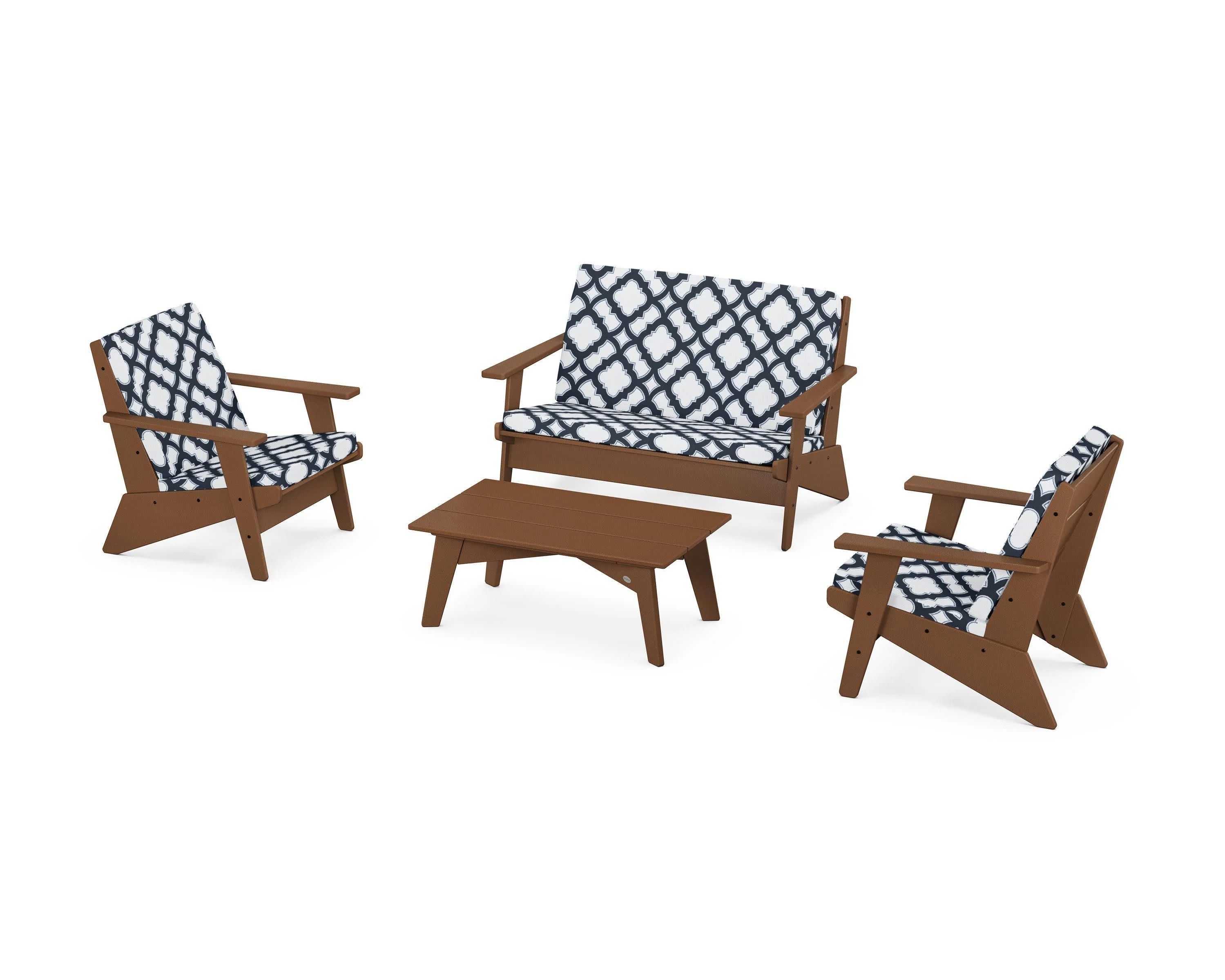 Riviera Modern Lounge 4-Piece Set - Image 175