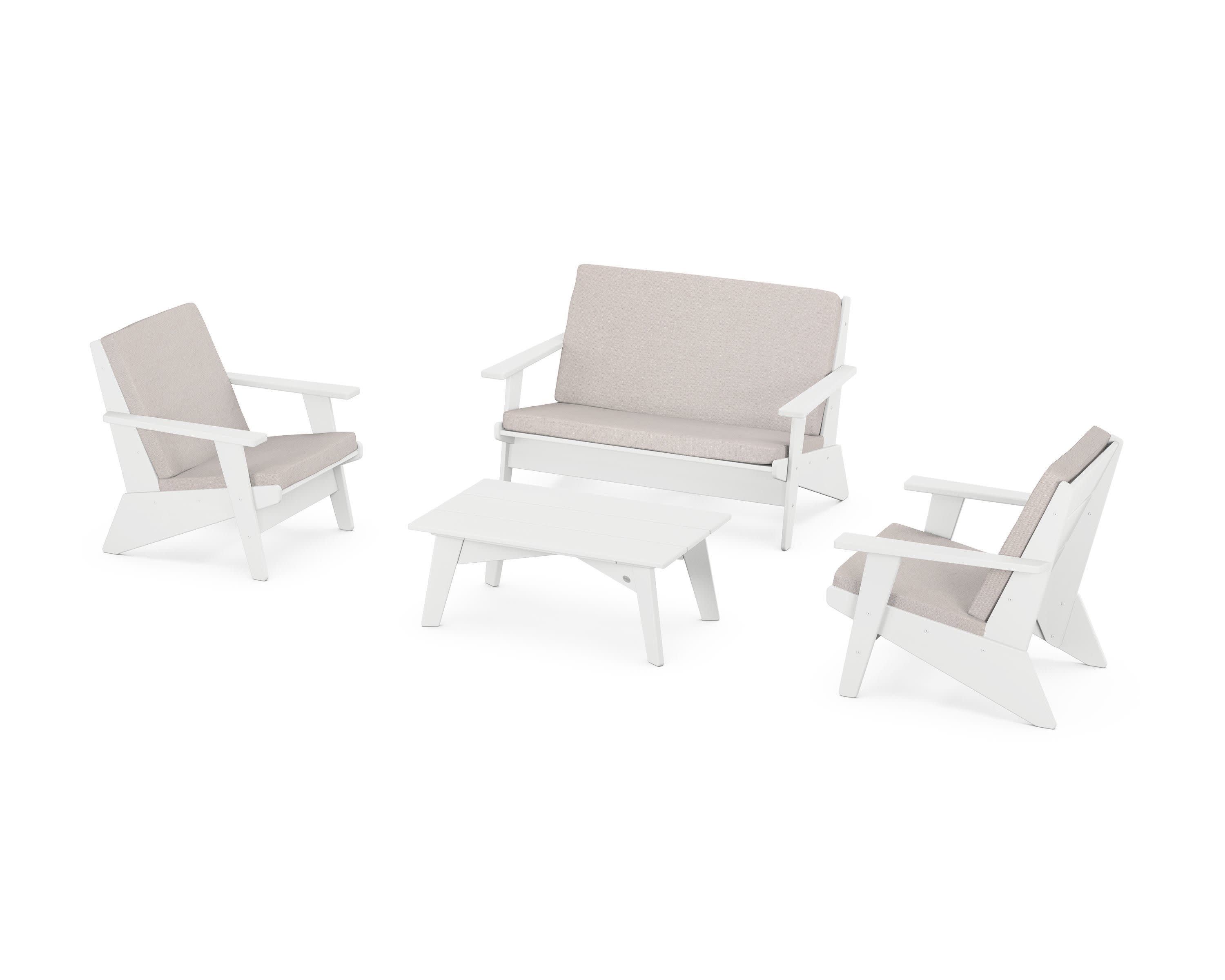 Riviera Modern Lounge 4-Piece Set - Image 176