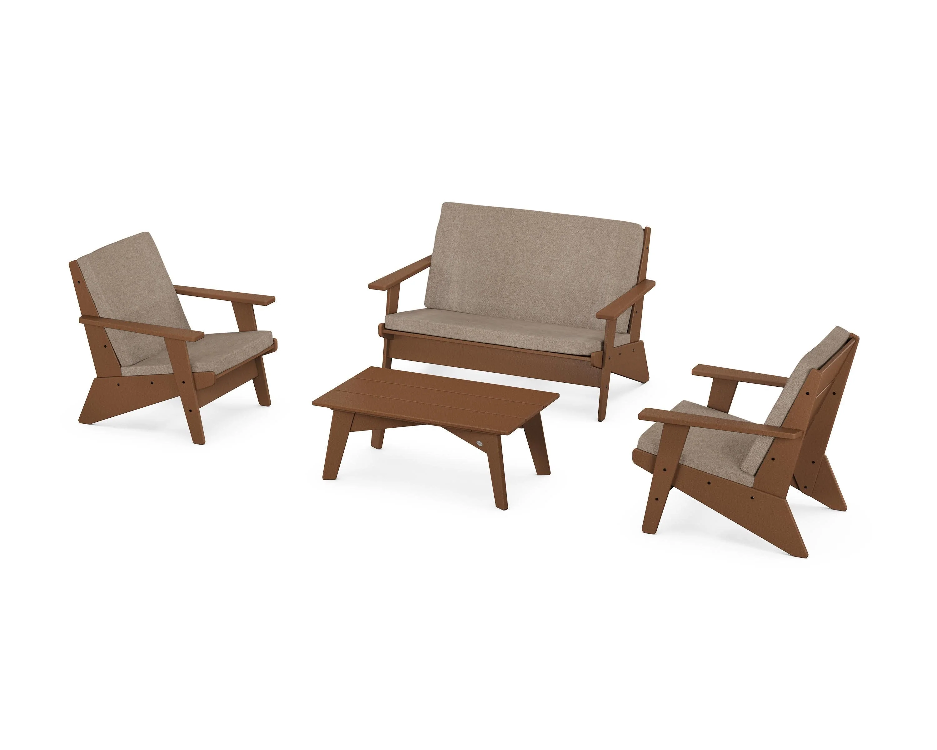Riviera Modern Lounge 4-Piece Set - Image 191