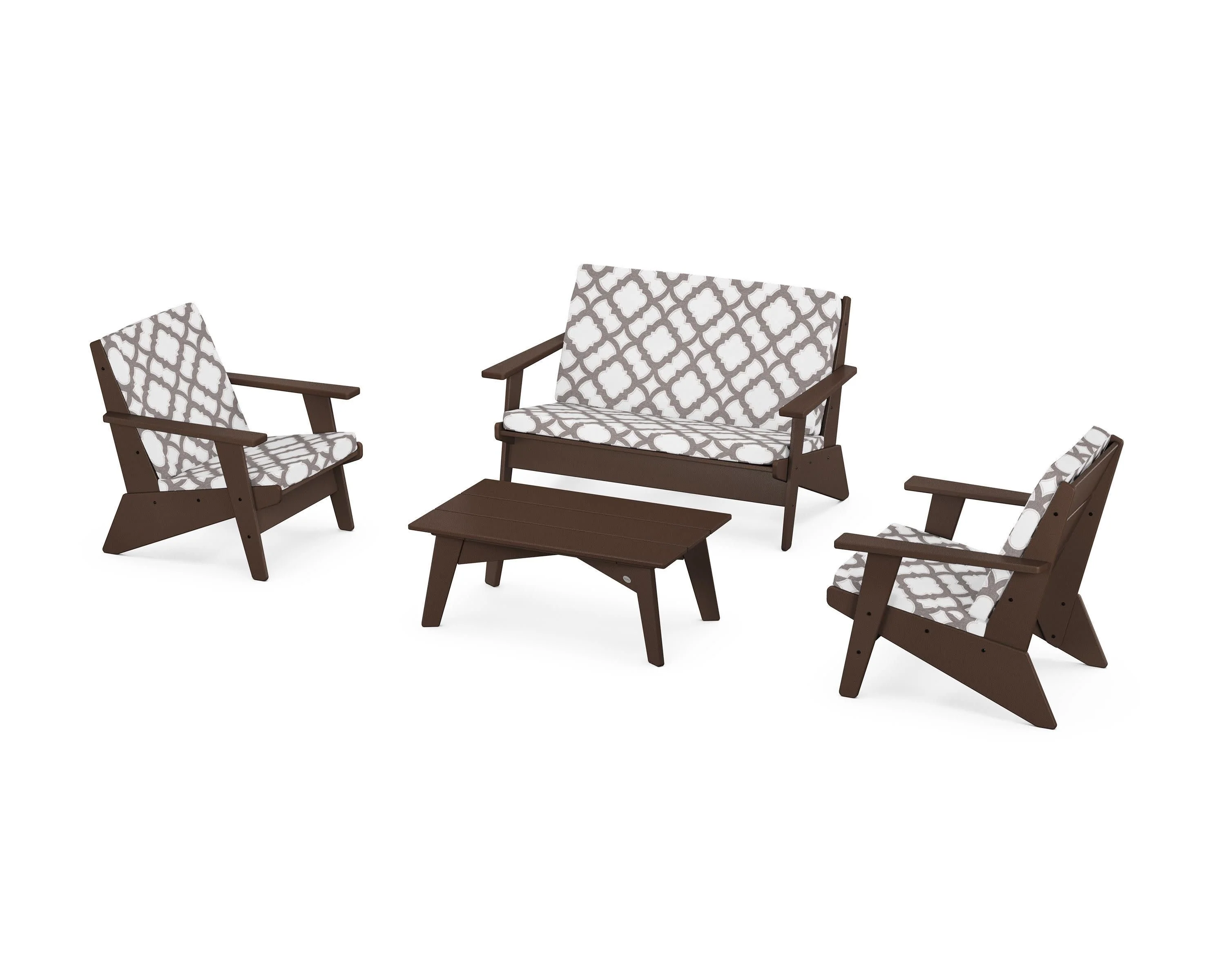 Riviera Modern Lounge 4-Piece Set - Image 195
