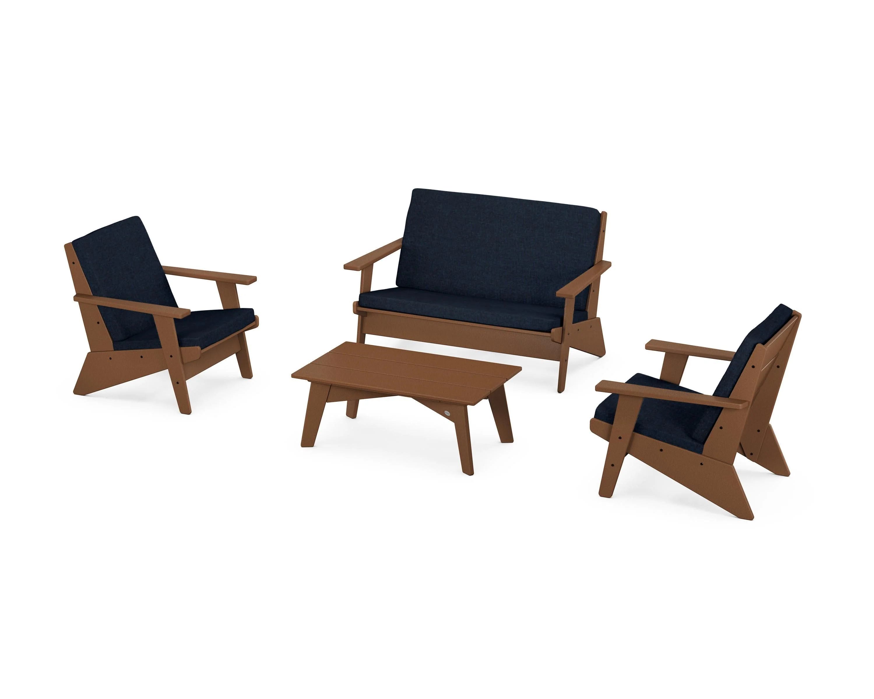 Riviera Modern Lounge 4-Piece Set - Image 197