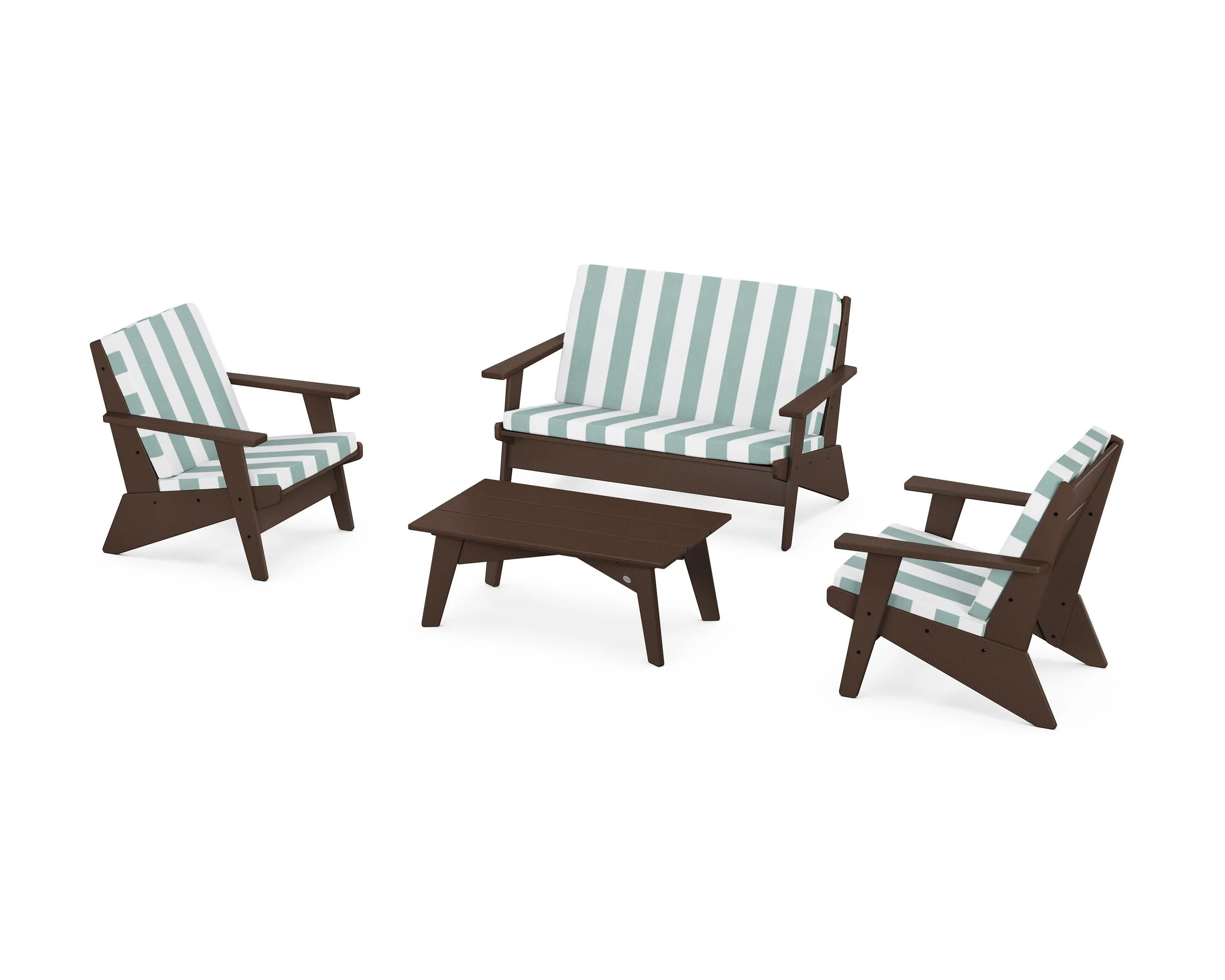 Riviera Modern Lounge 4-Piece Set - Image 203