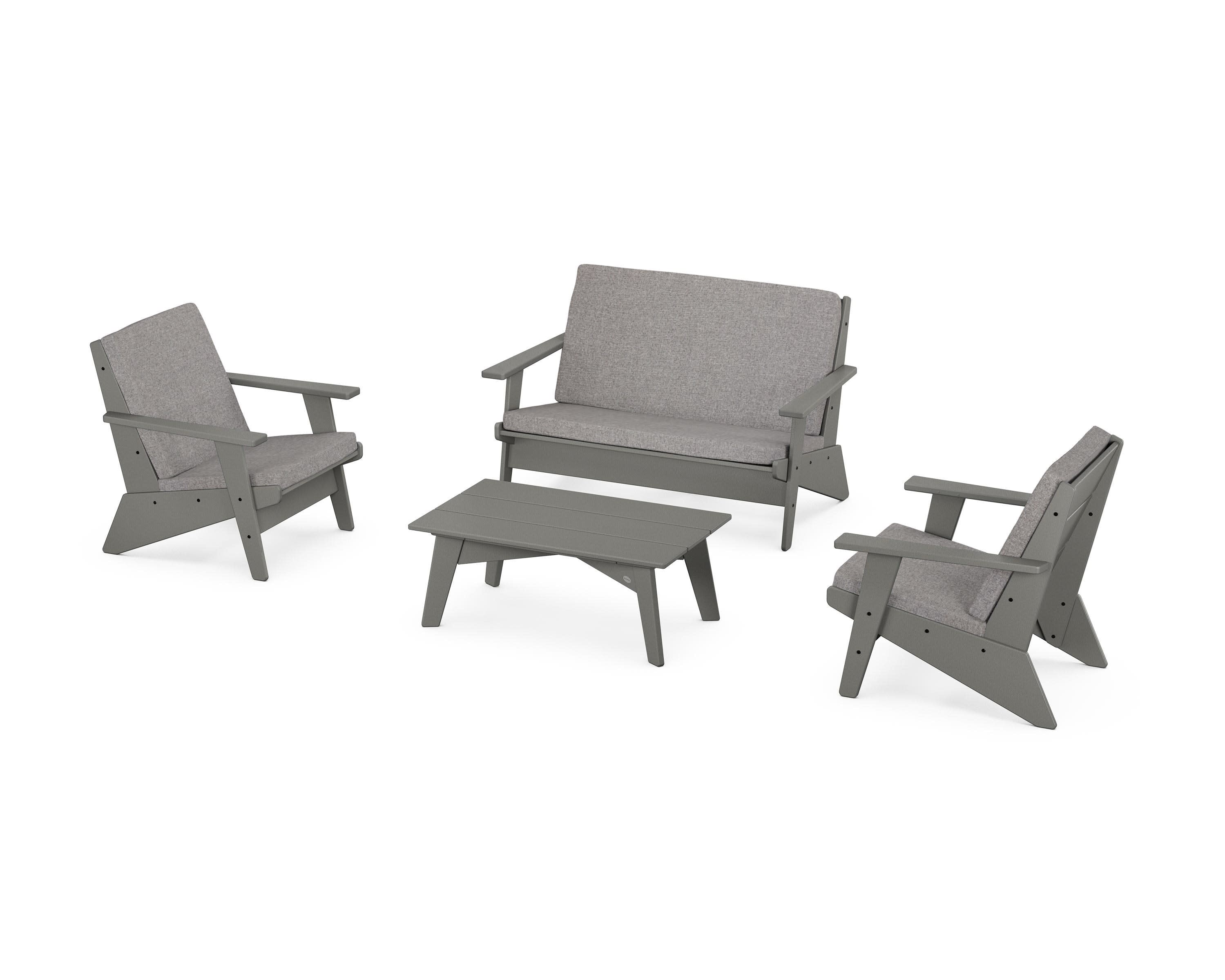 Riviera Modern Lounge 4-Piece Set - Image 205