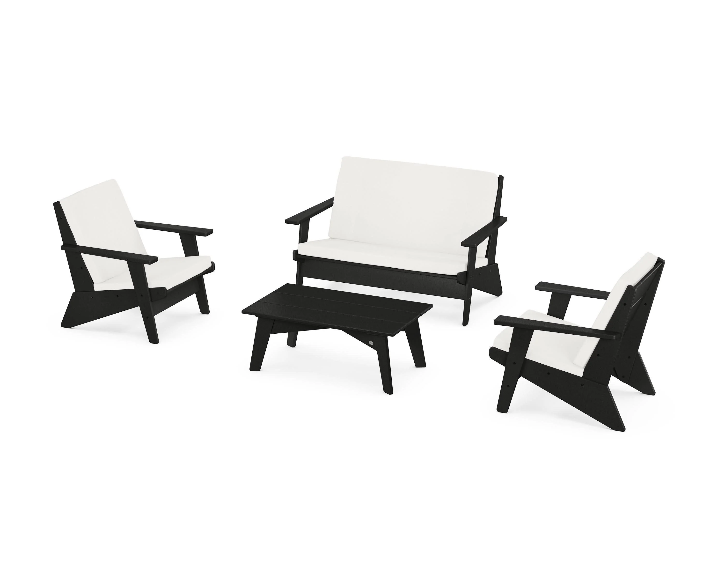 Riviera Modern Lounge 4-Piece Set - Image 51