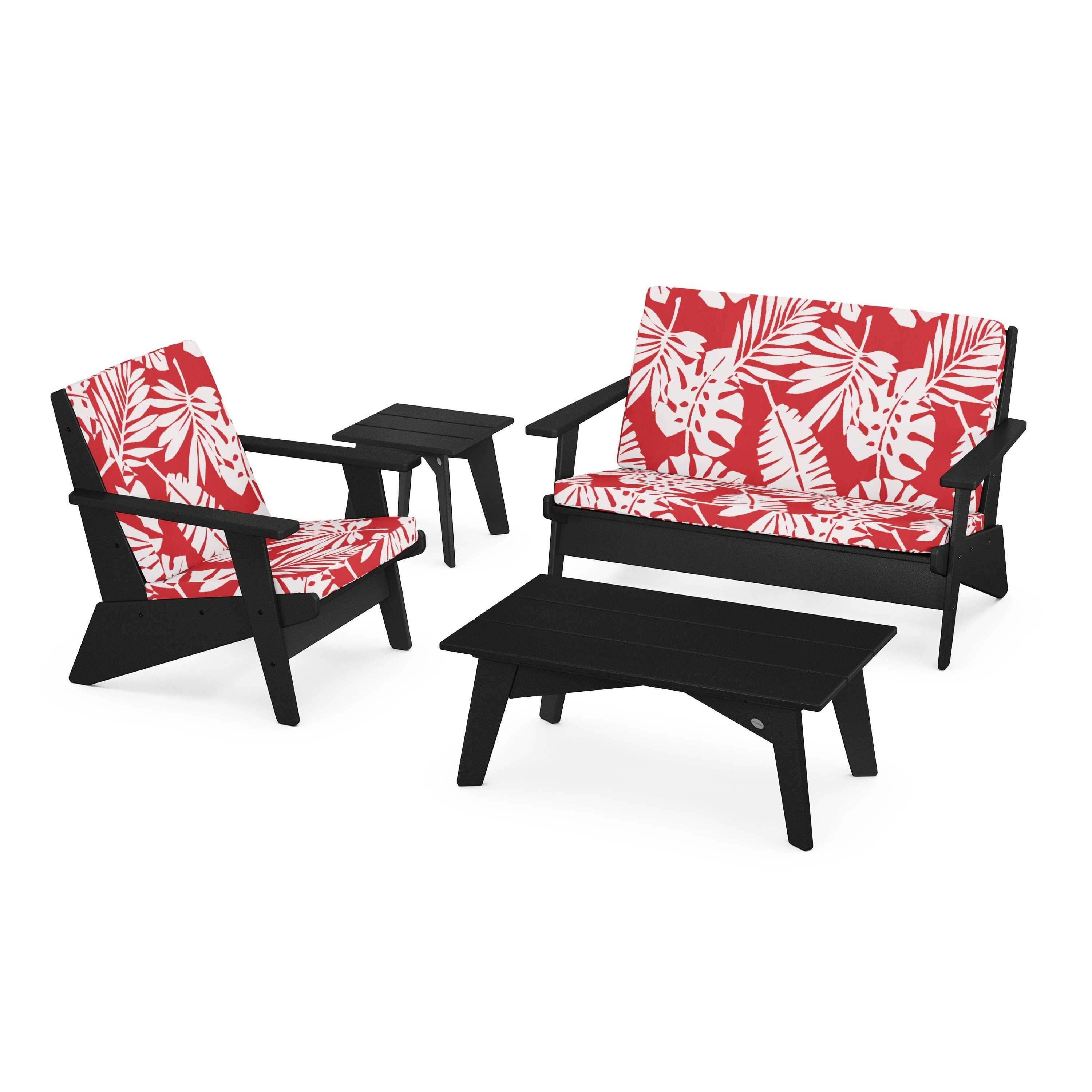 Riviera Modern Lounge 4-Piece Set - Image 12