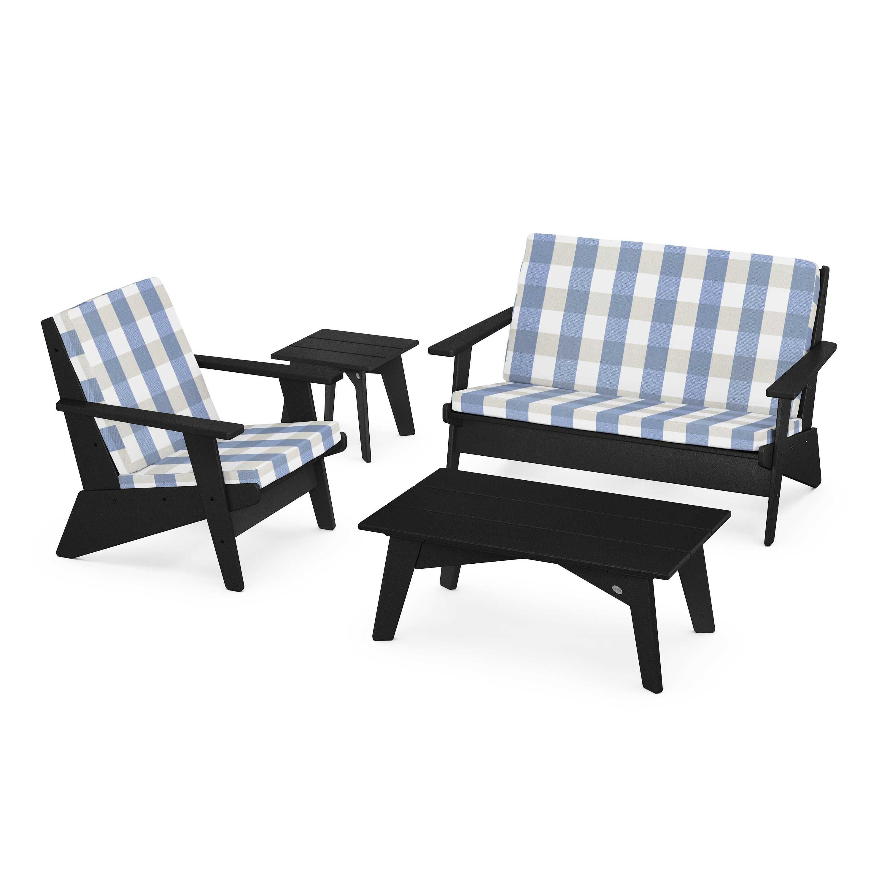 Riviera Modern Lounge 4-Piece Set - Image 25