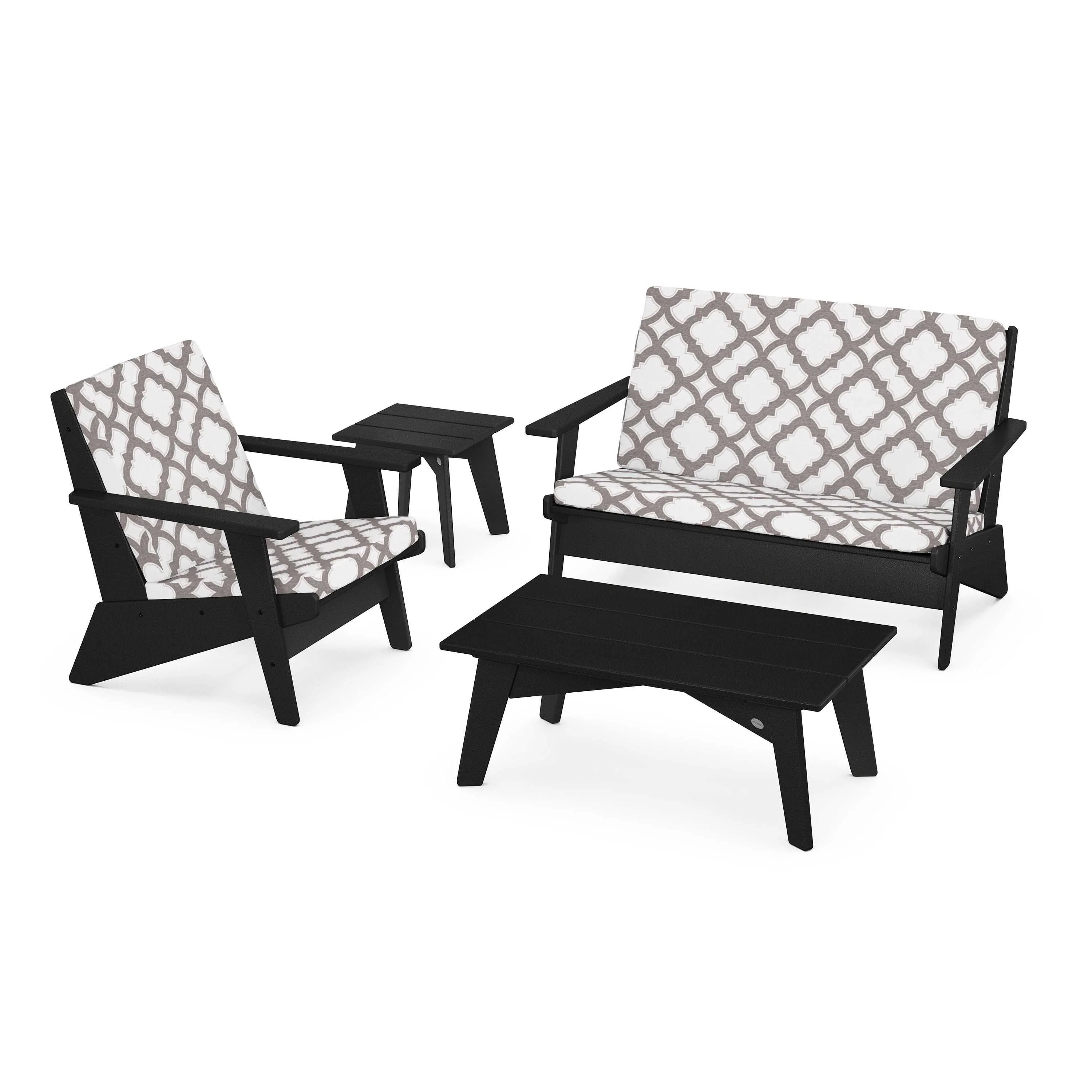 Riviera Modern Lounge 4-Piece Set - Image 29