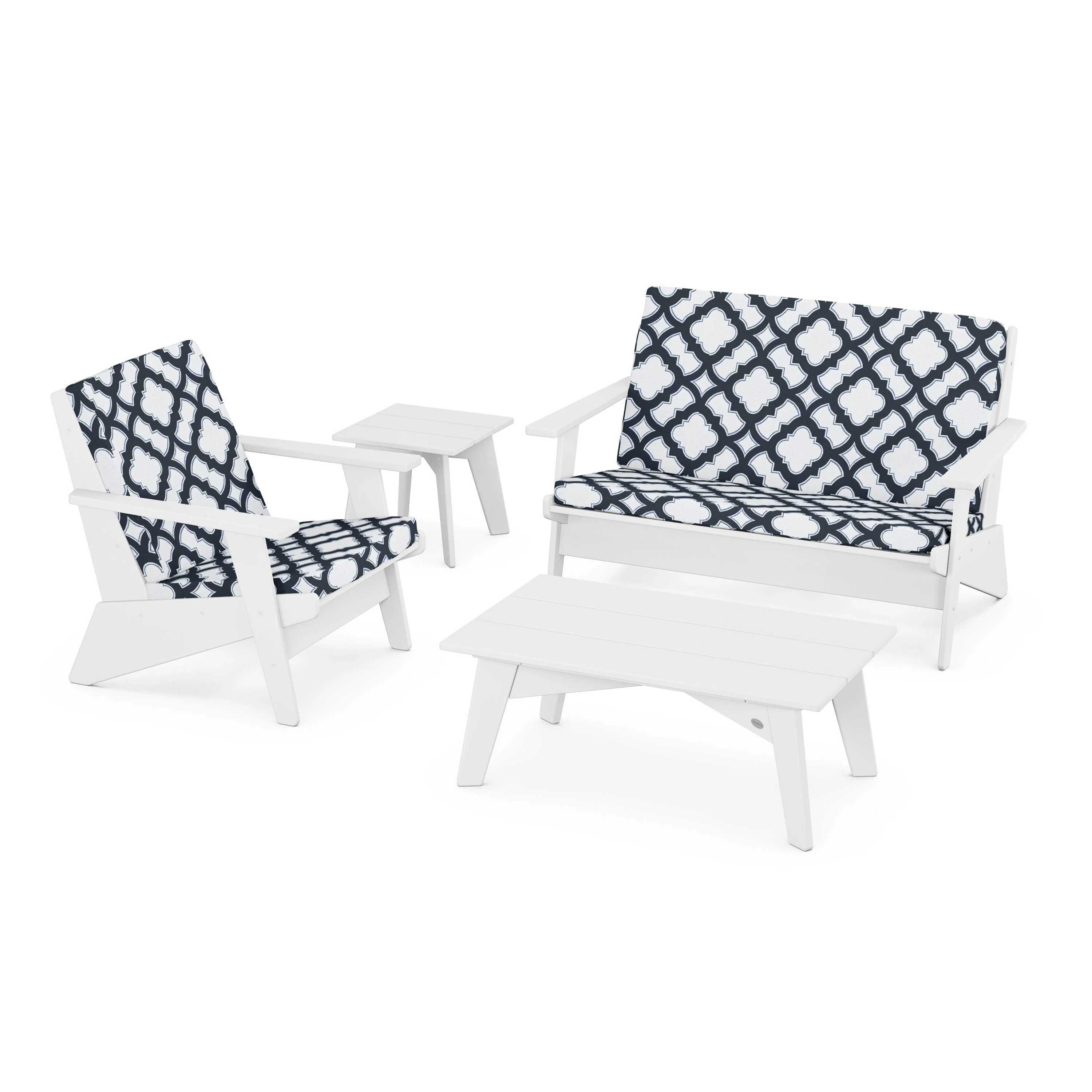 Riviera Modern Lounge 4-Piece Set - Image 56