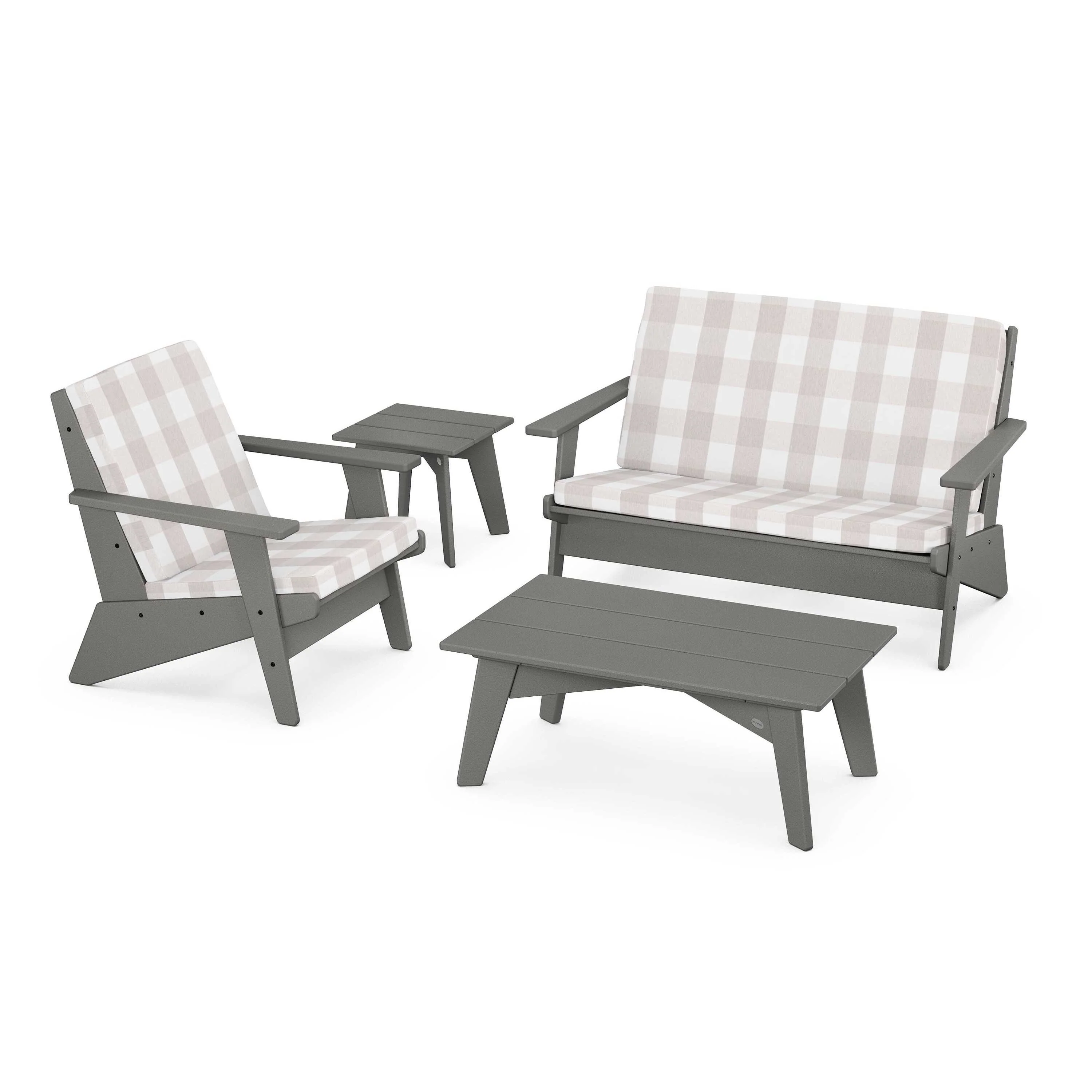 Riviera Modern Lounge 4-Piece Set - Image 79