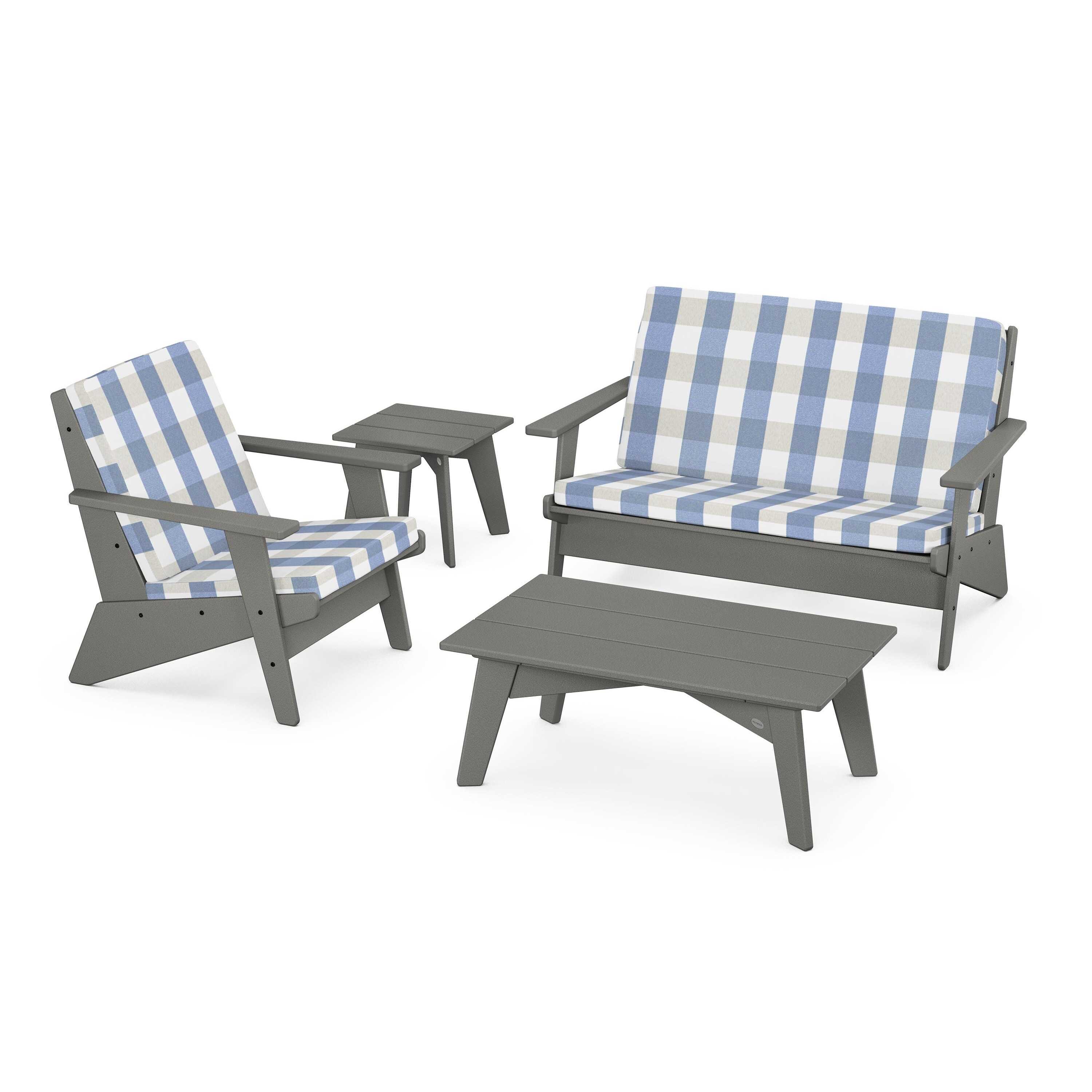 Riviera Modern Lounge 4-Piece Set - Image 81