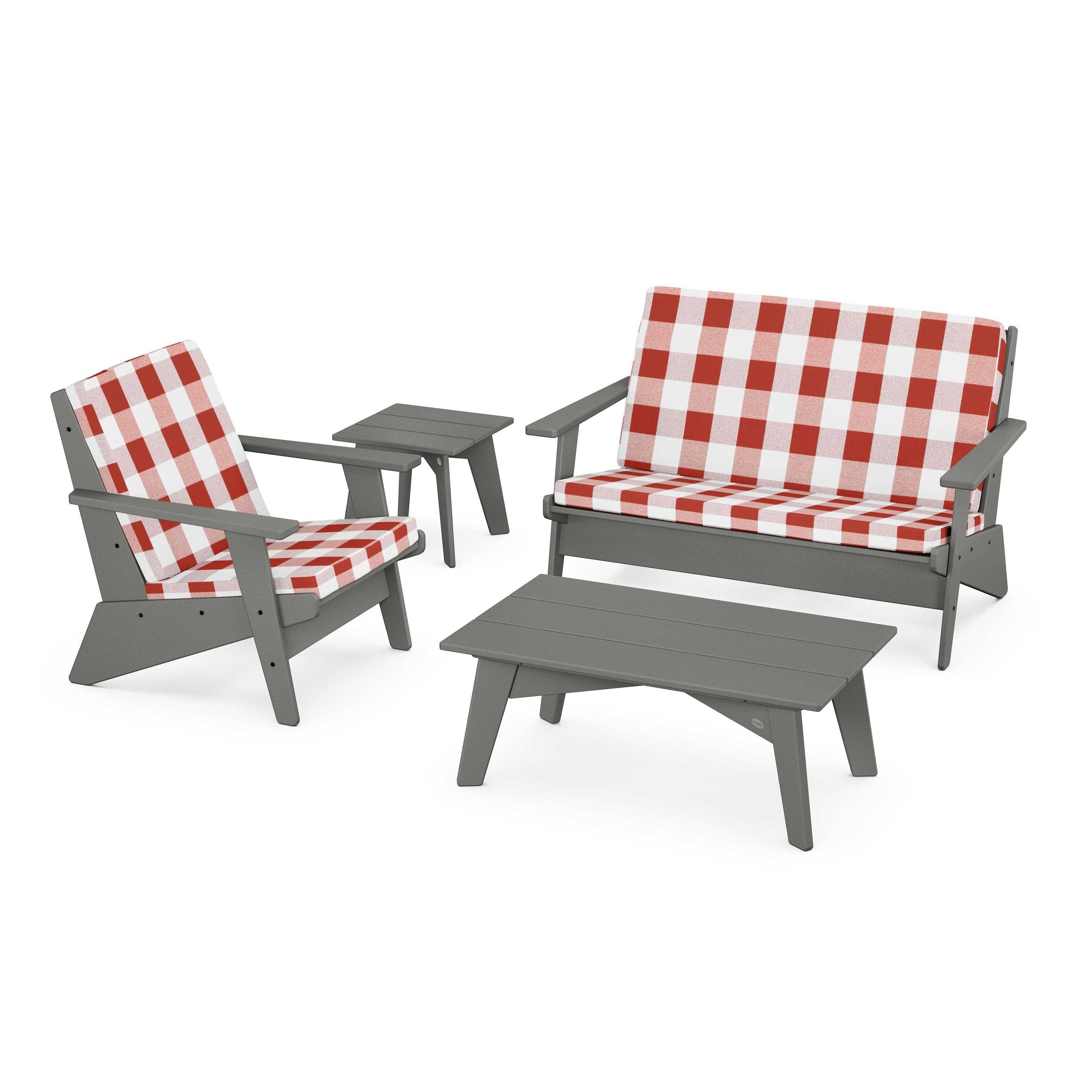 Riviera Modern Lounge 4-Piece Set - Image 82
