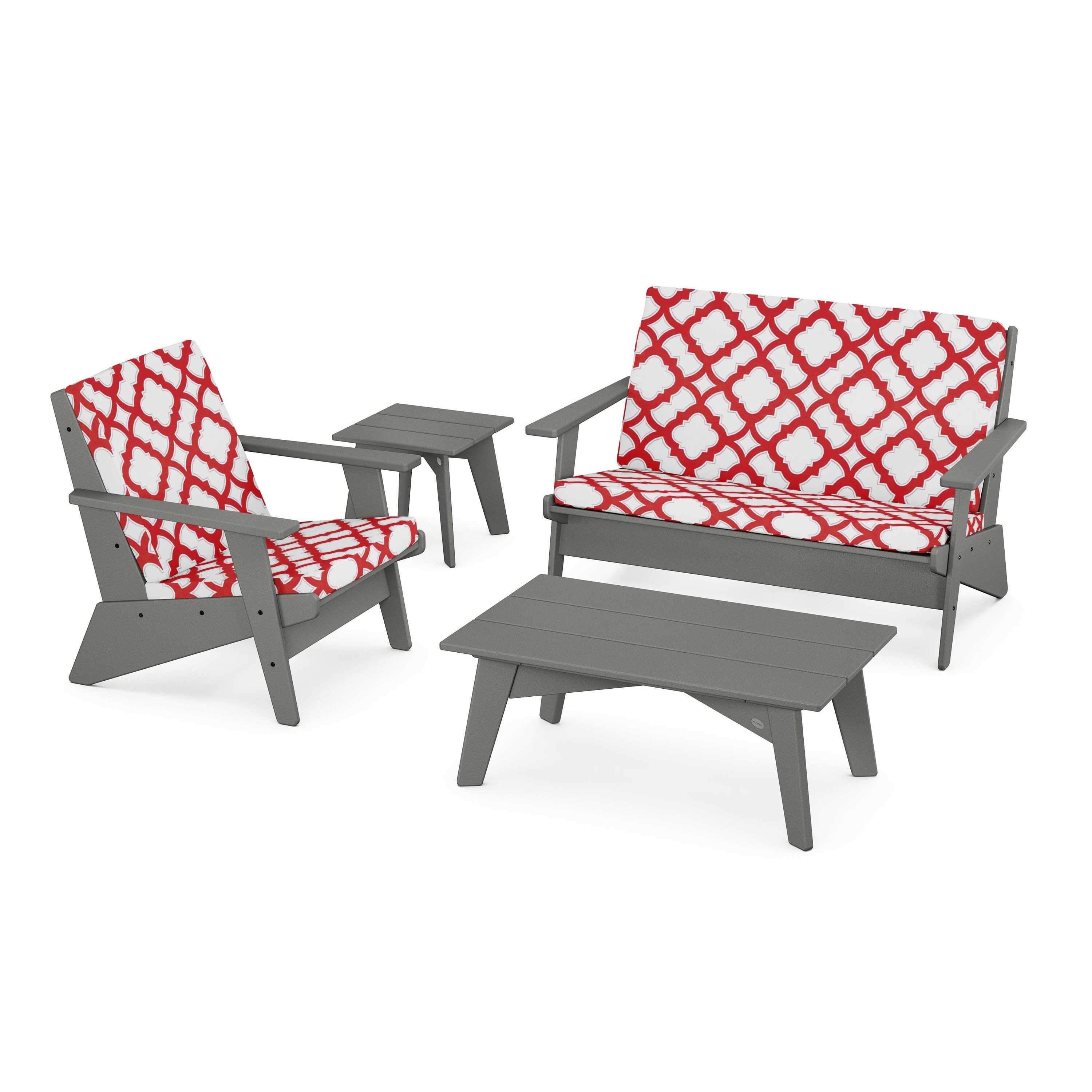 Riviera Modern Lounge 4-Piece Set - Image 89