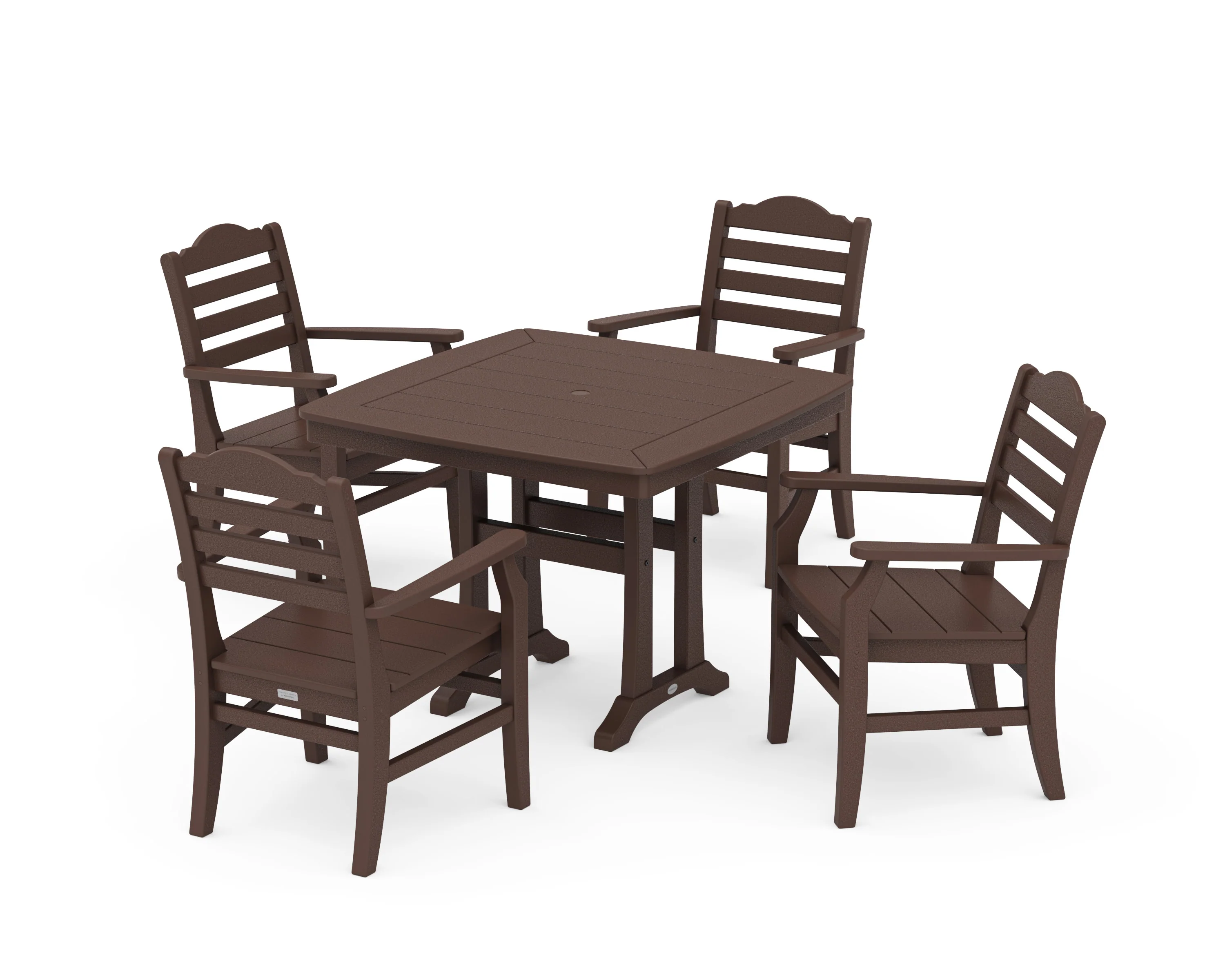 Savannah 5-Piece Dining Set with Trestle Legs - Image 4