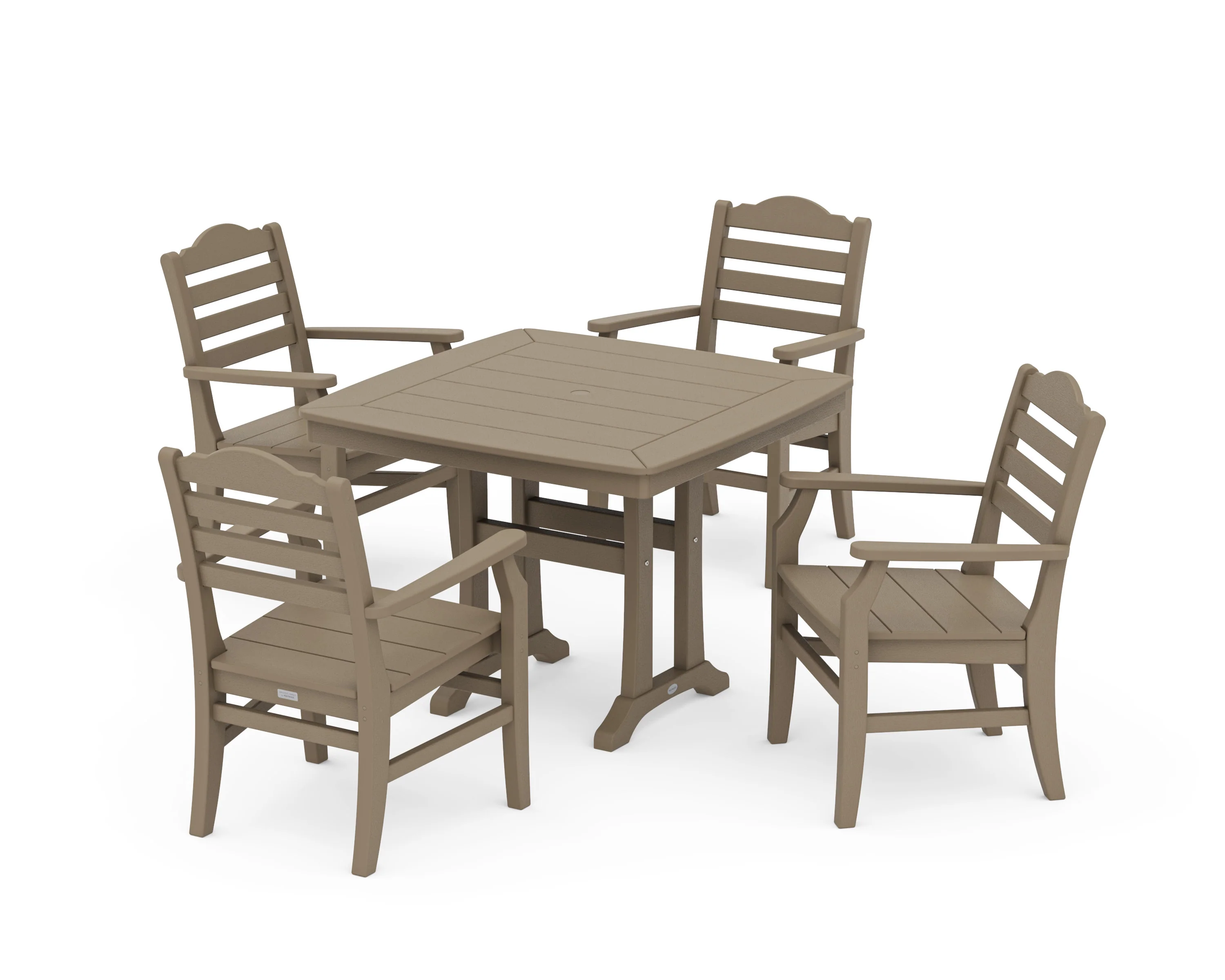 Savannah 5-Piece Dining Set with Trestle Legs - Image 9