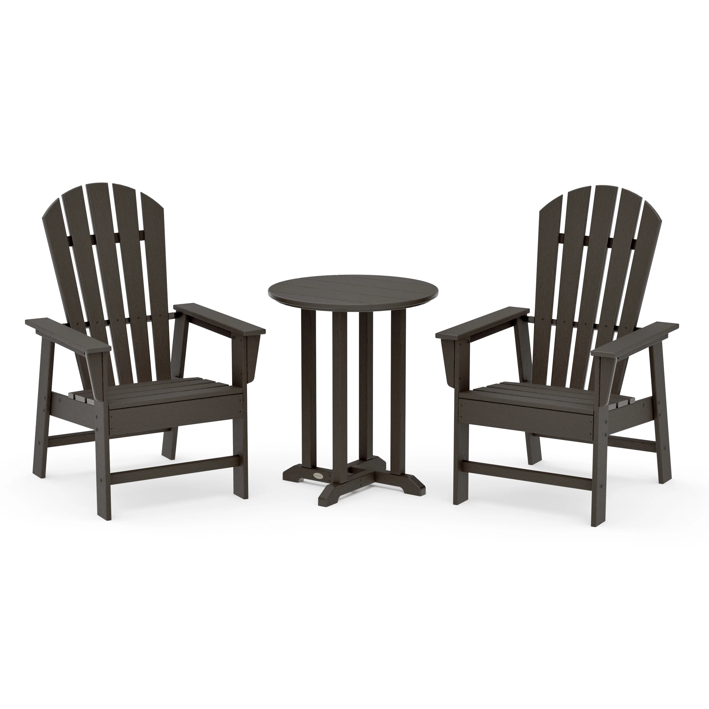 South Beach 3-Piece Round Farmhouse Bistro Dining Set - Image 20
