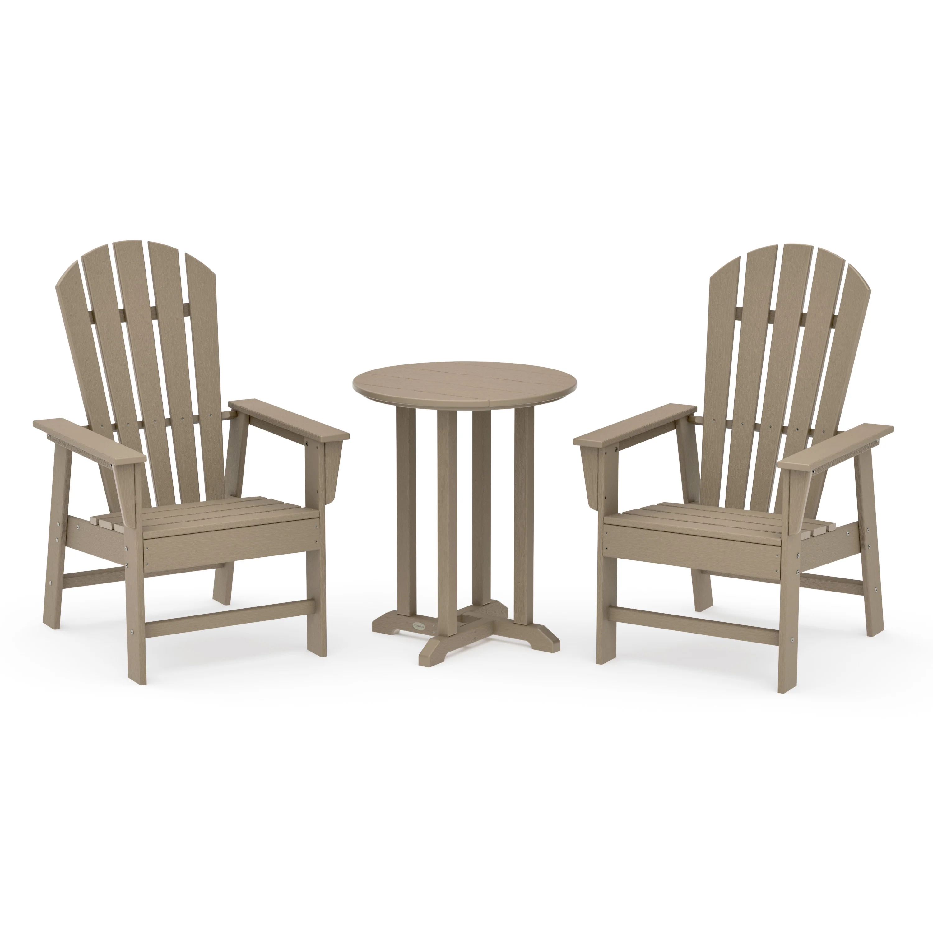 South Beach 3-Piece Round Farmhouse Bistro Dining Set - Image 21
