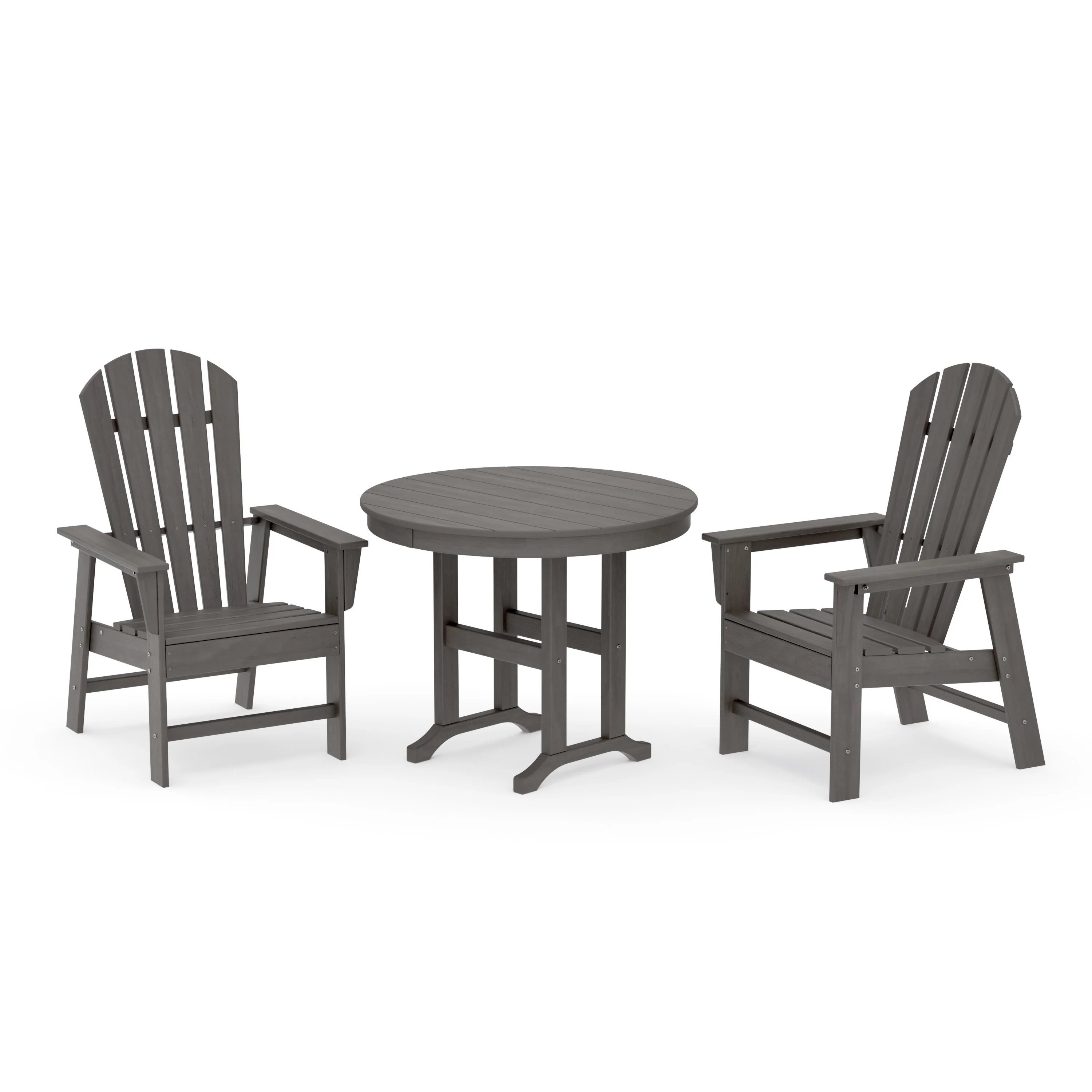 South Beach 3-Piece Round Farmhouse Dining Set - Image 17