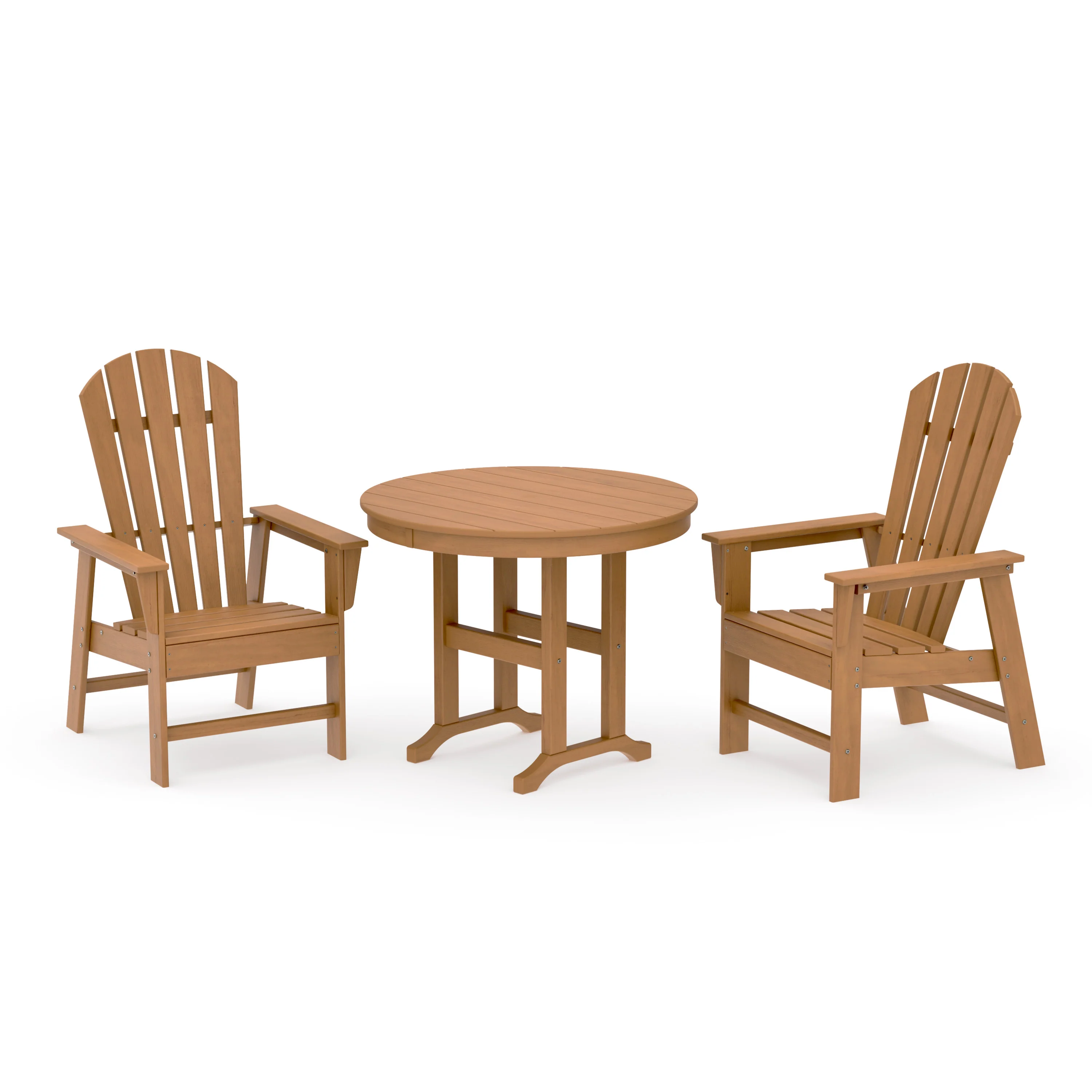 South Beach 3-Piece Round Farmhouse Dining Set - Image 19