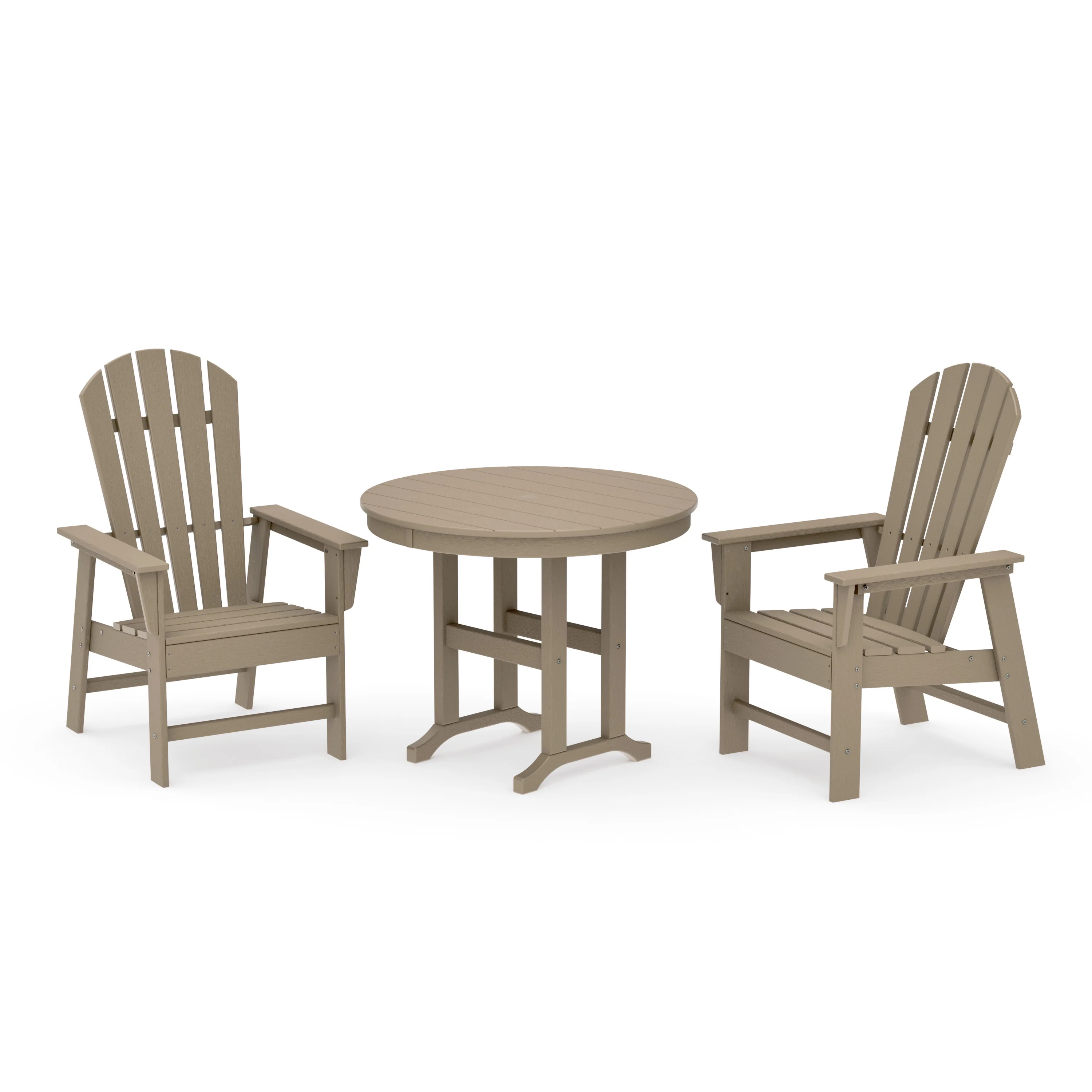 South Beach 3-Piece Round Farmhouse Dining Set - Image 21