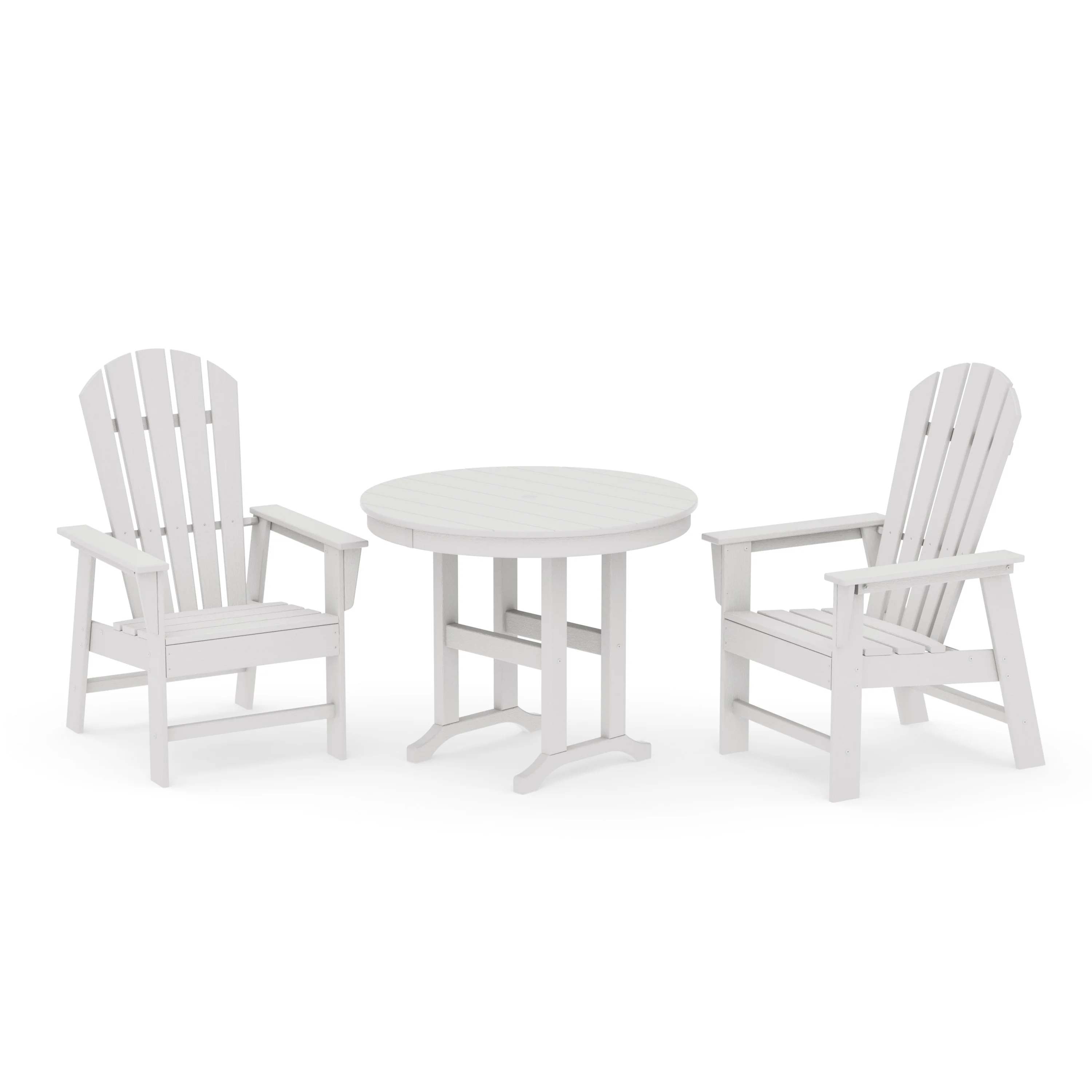 South Beach 3-Piece Round Farmhouse Dining Set - Image 22