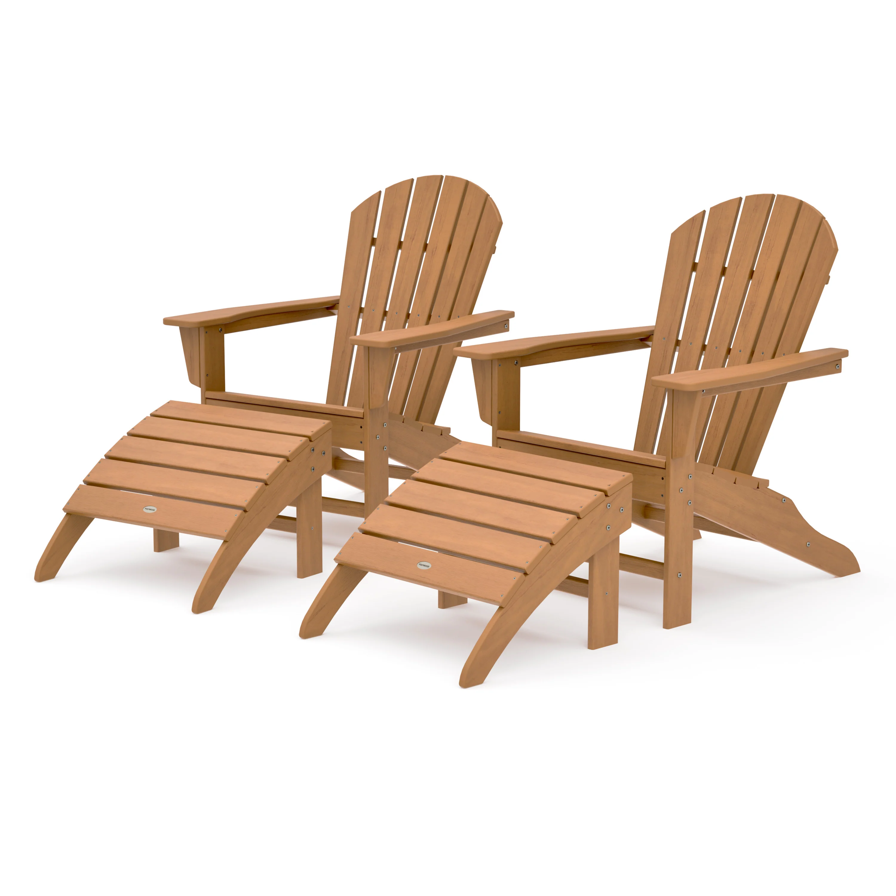 South Beach 4-Piece Adirondack Set - Image 23