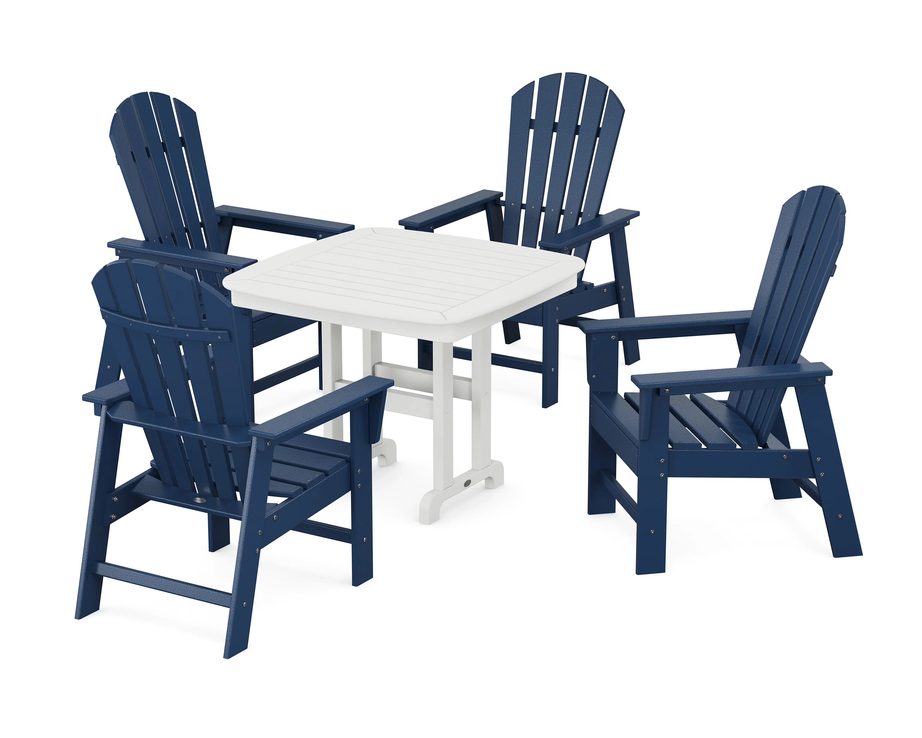 South Beach 5-Piece Farmhouse Dining Set - Image 14