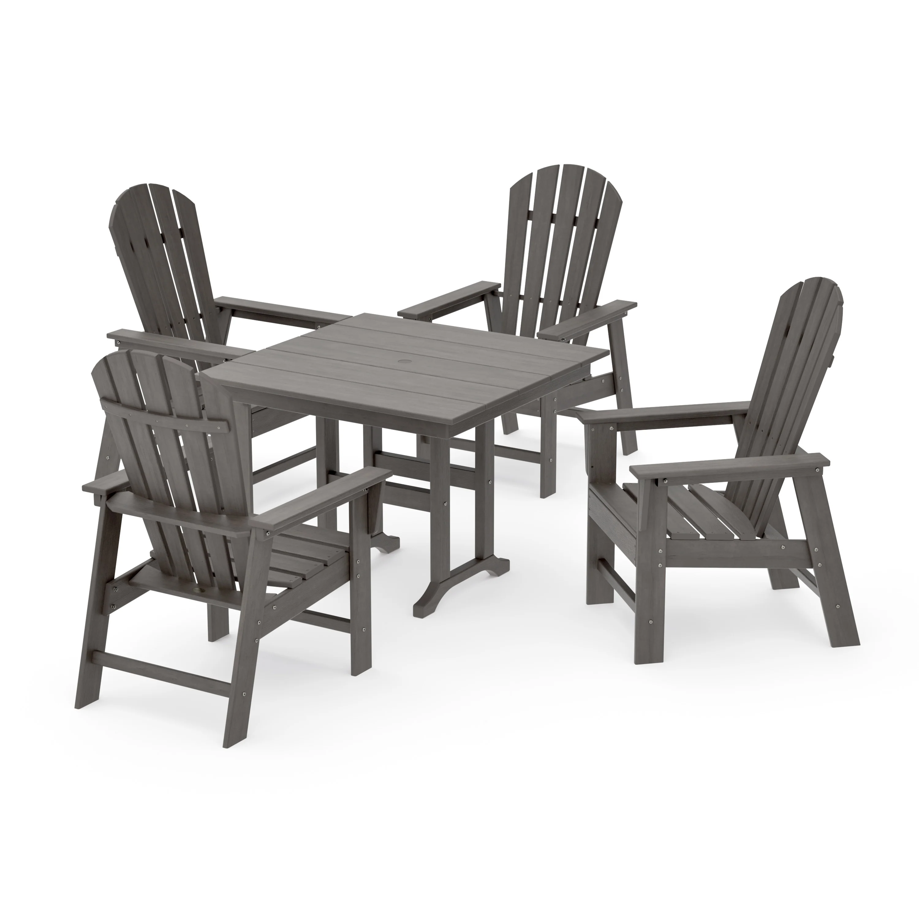 South Beach 5-Piece Farmhouse Dining Set - Image 16