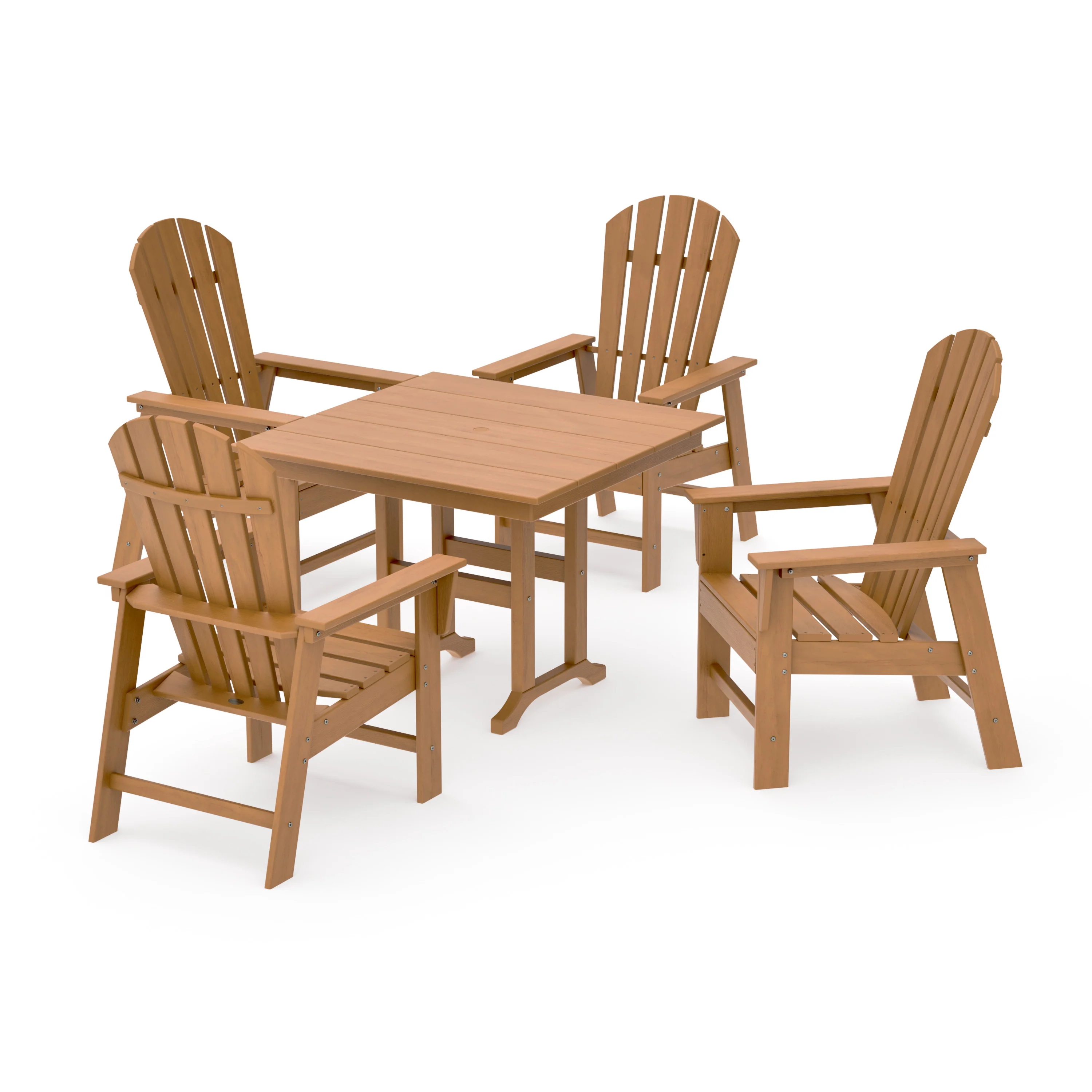 South Beach 5-Piece Farmhouse Dining Set - Image 18