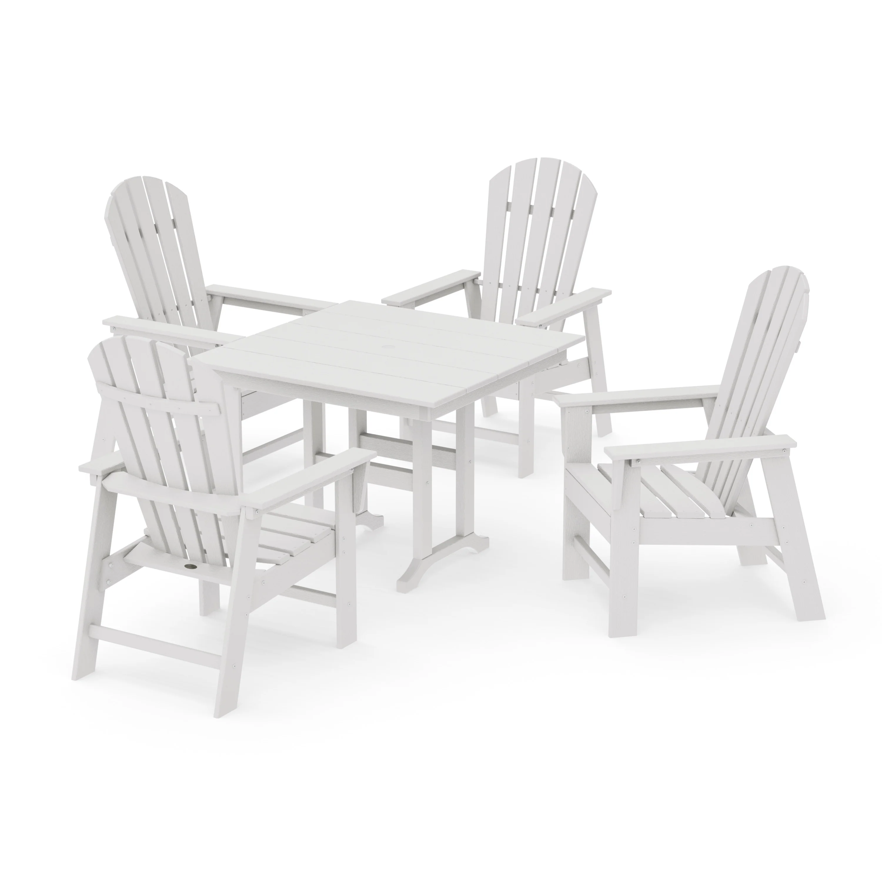 South Beach 5-Piece Farmhouse Dining Set - Image 21
