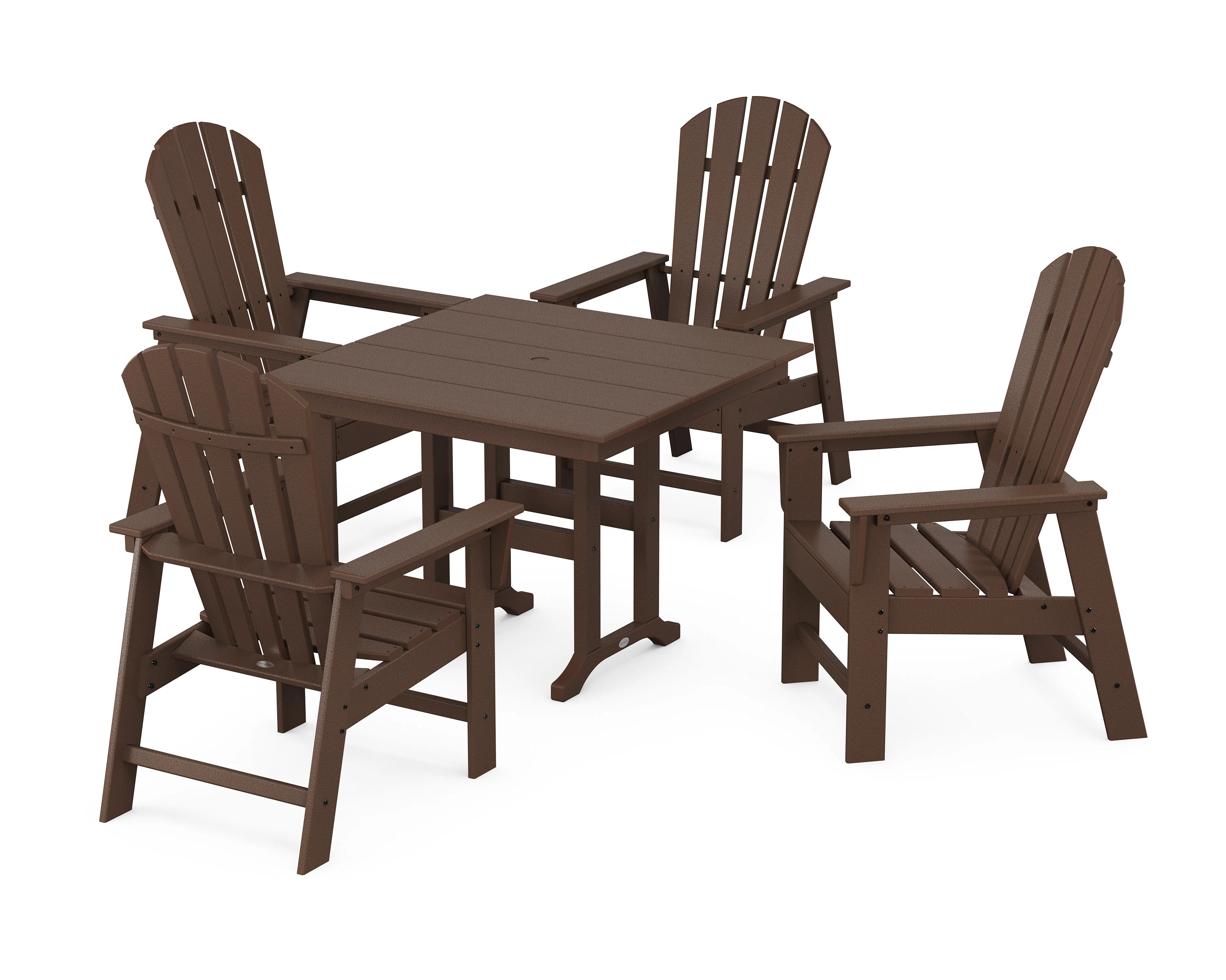 South Beach 5-Piece Farmhouse Dining Set - Image 8