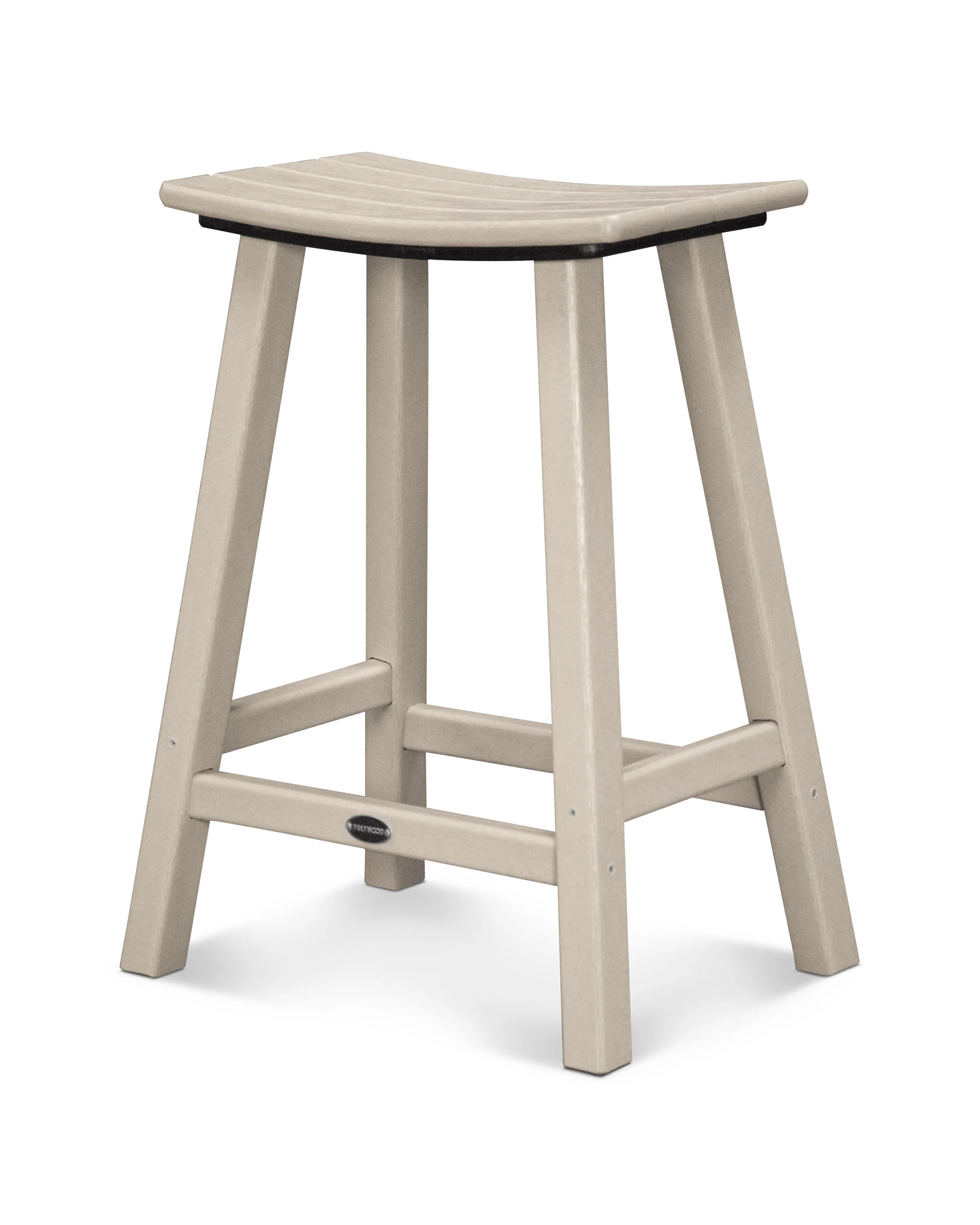 Traditional 24" Saddle Counter Stool - Image 3